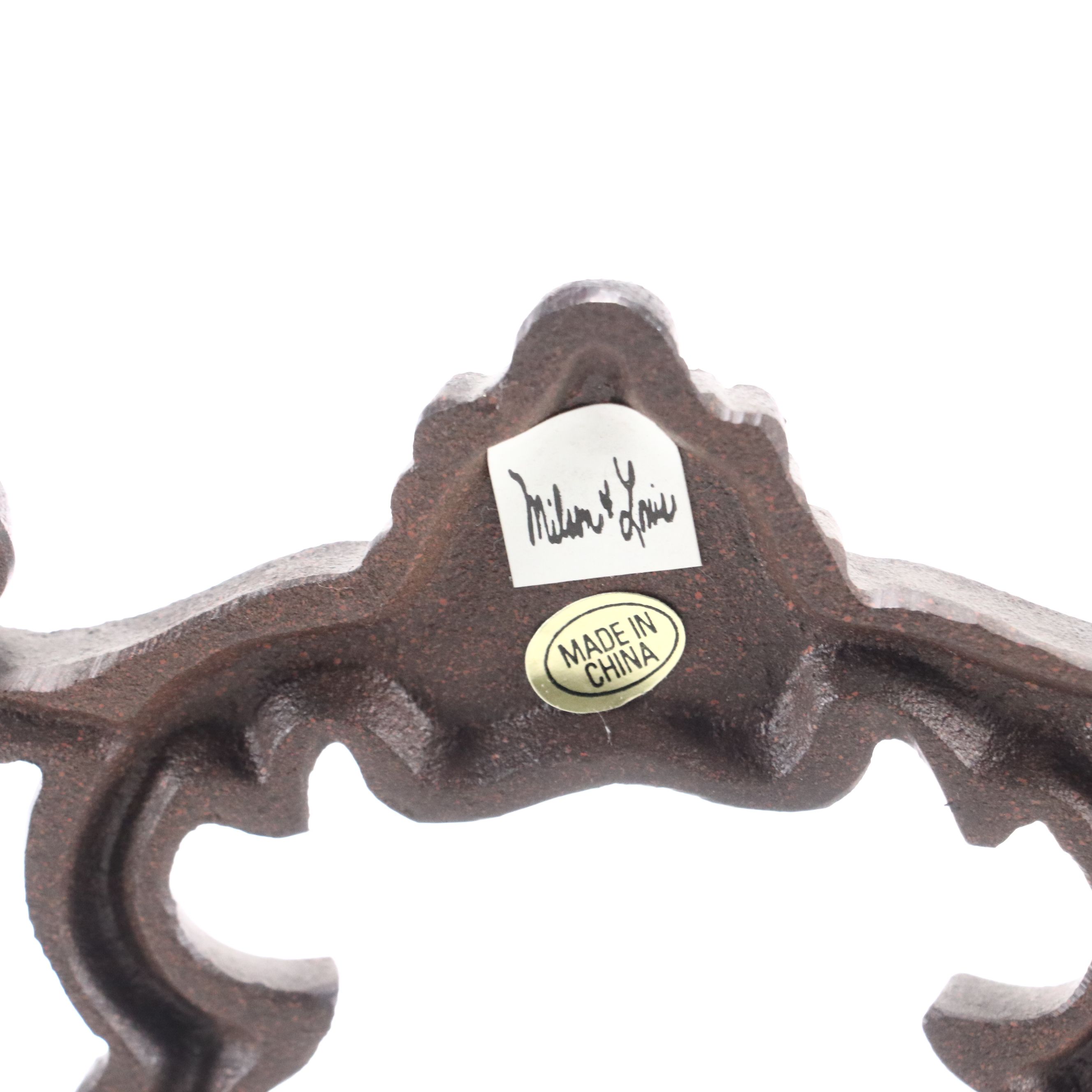 Bombay French Style Metal Bookends, Silver Console Lamp, Easel and Finial