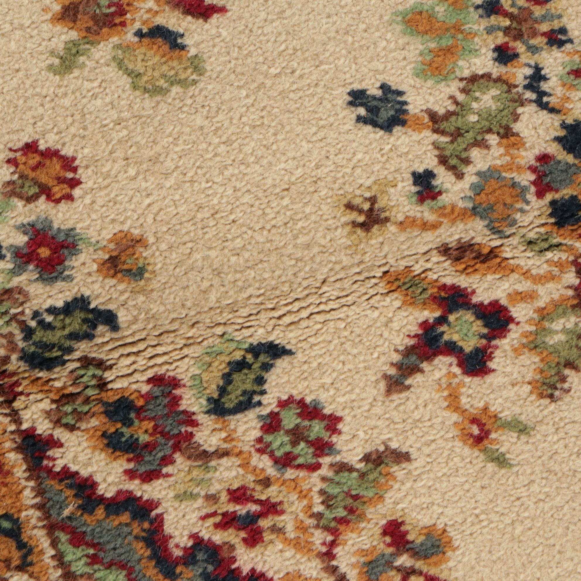 4'6 x 6'2 Machine Made Madras Persian Style Area Rug