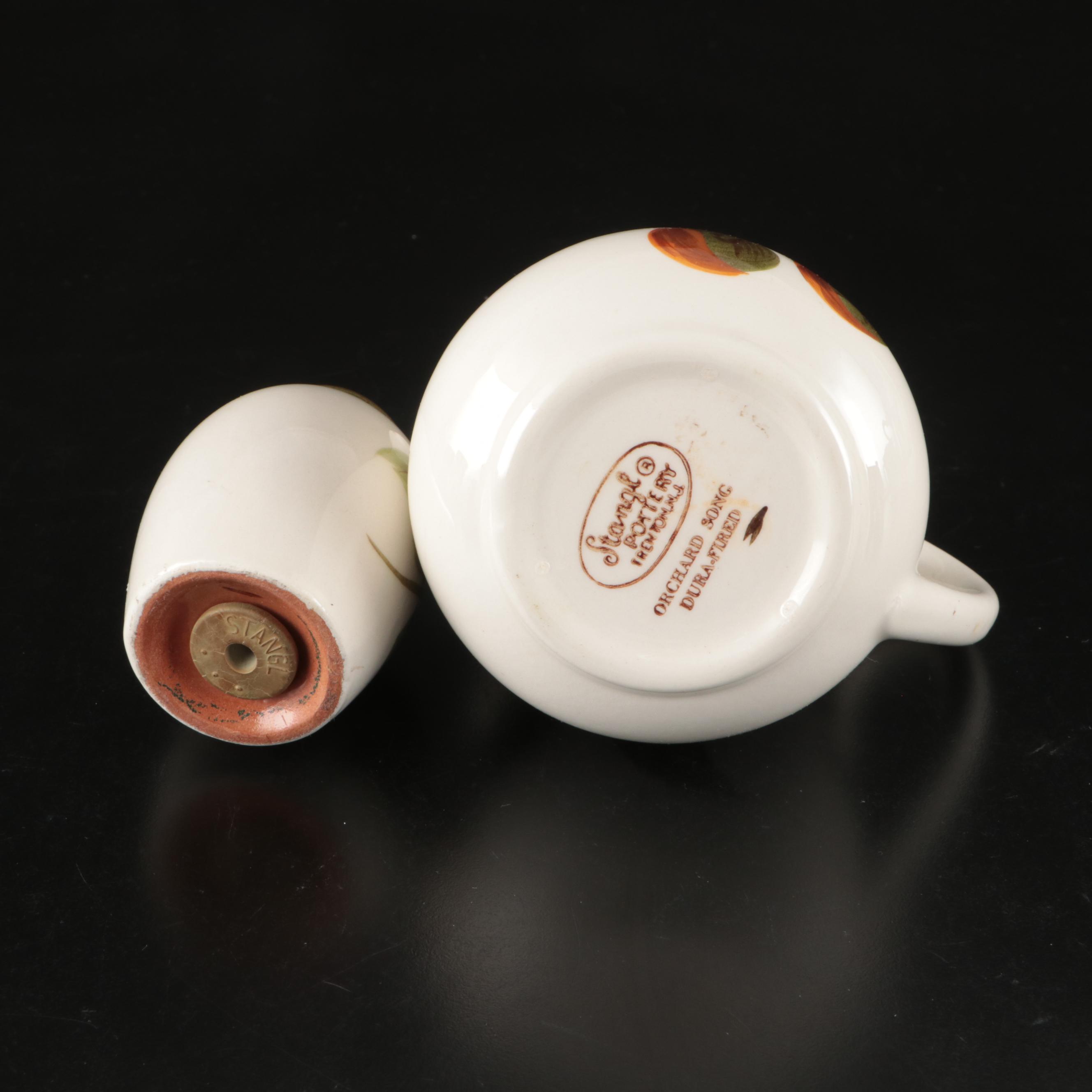 Stangl Pottery Tile Trivets and Tableware with Other Novelty Mugs