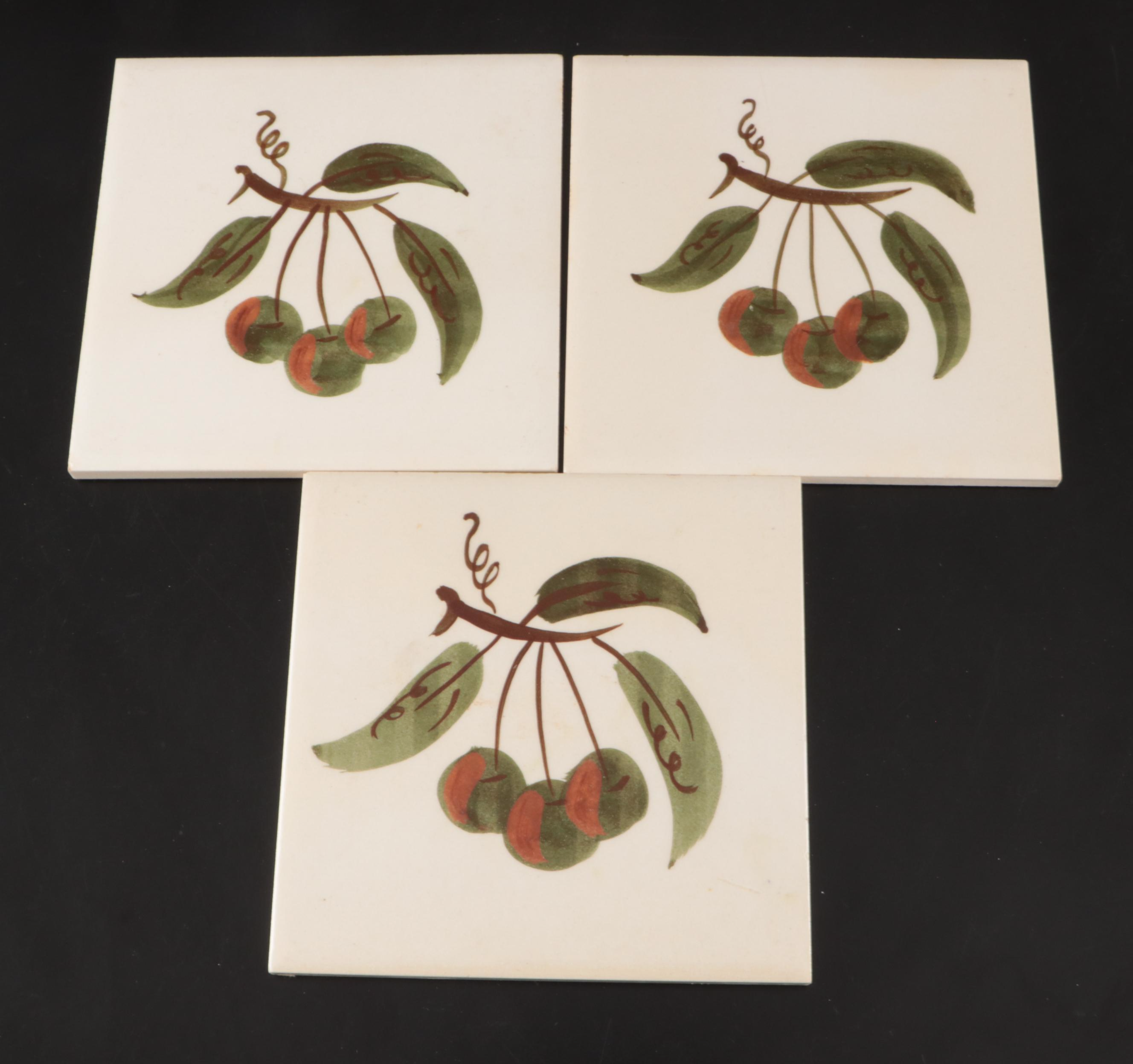 Stangl Pottery Tile Trivets and Tableware with Other Novelty Mugs