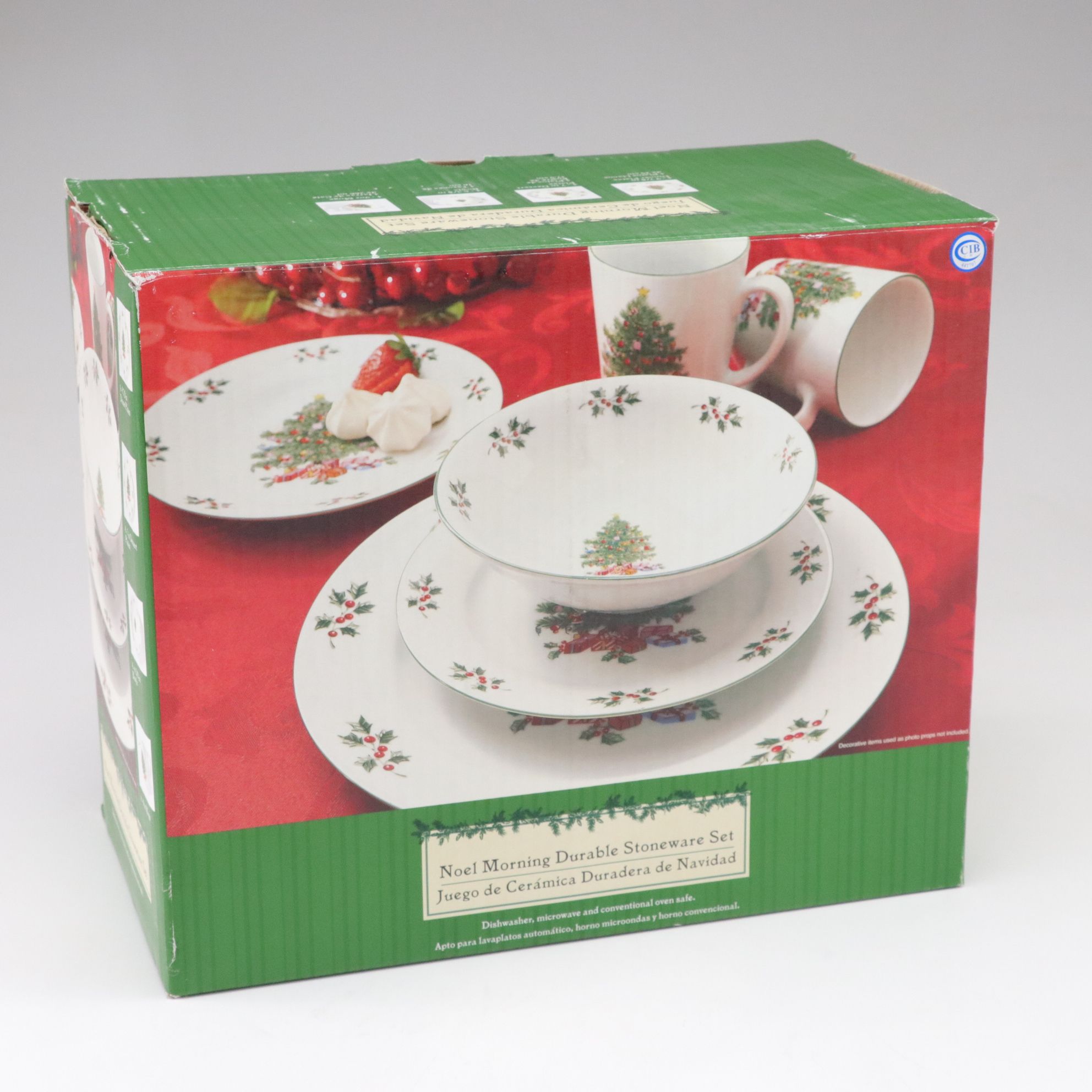 Gibson "Noel Morning" Christmas Dinnerware Set for Eight Diners