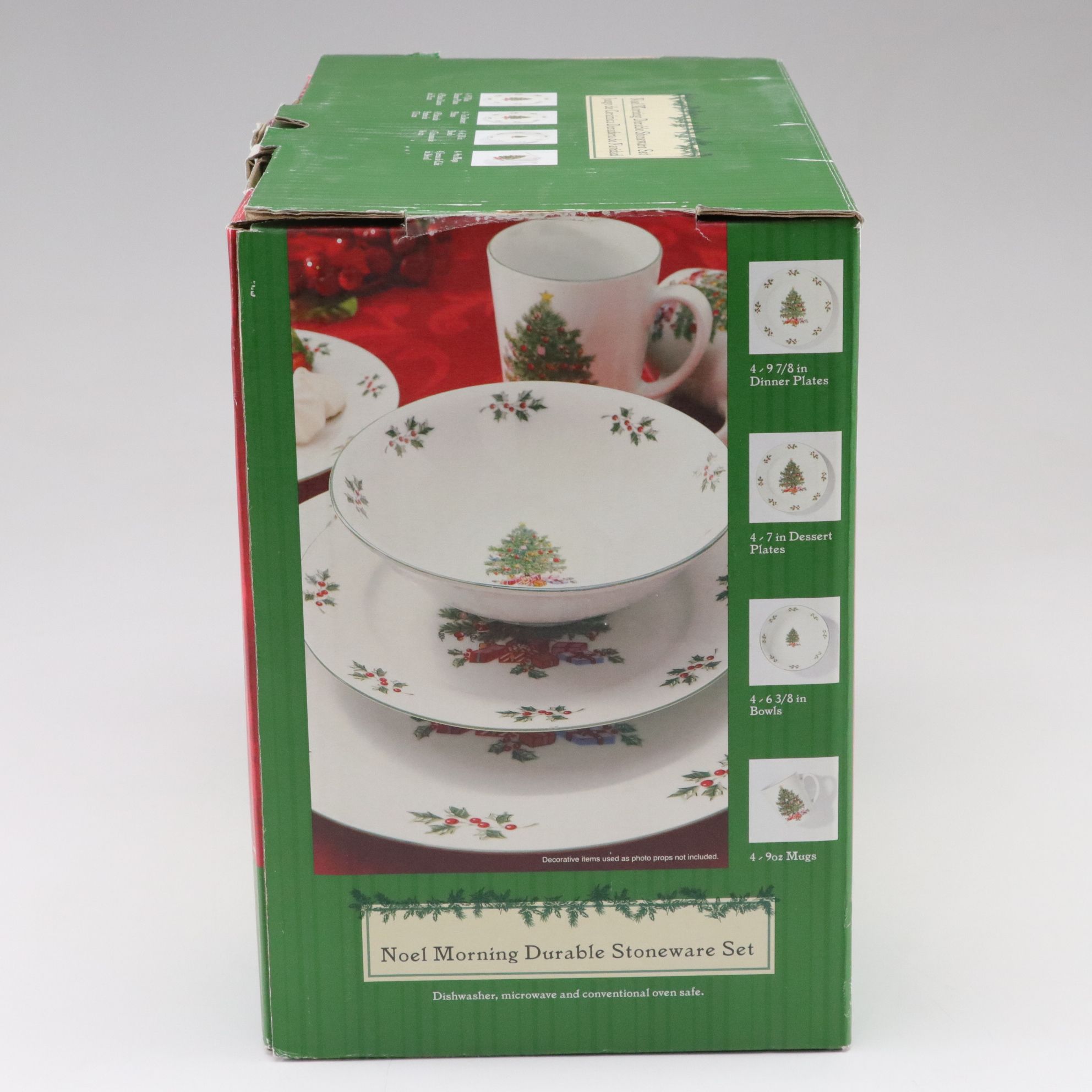 Gibson "Noel Morning" Christmas Dinnerware Set for Eight Diners