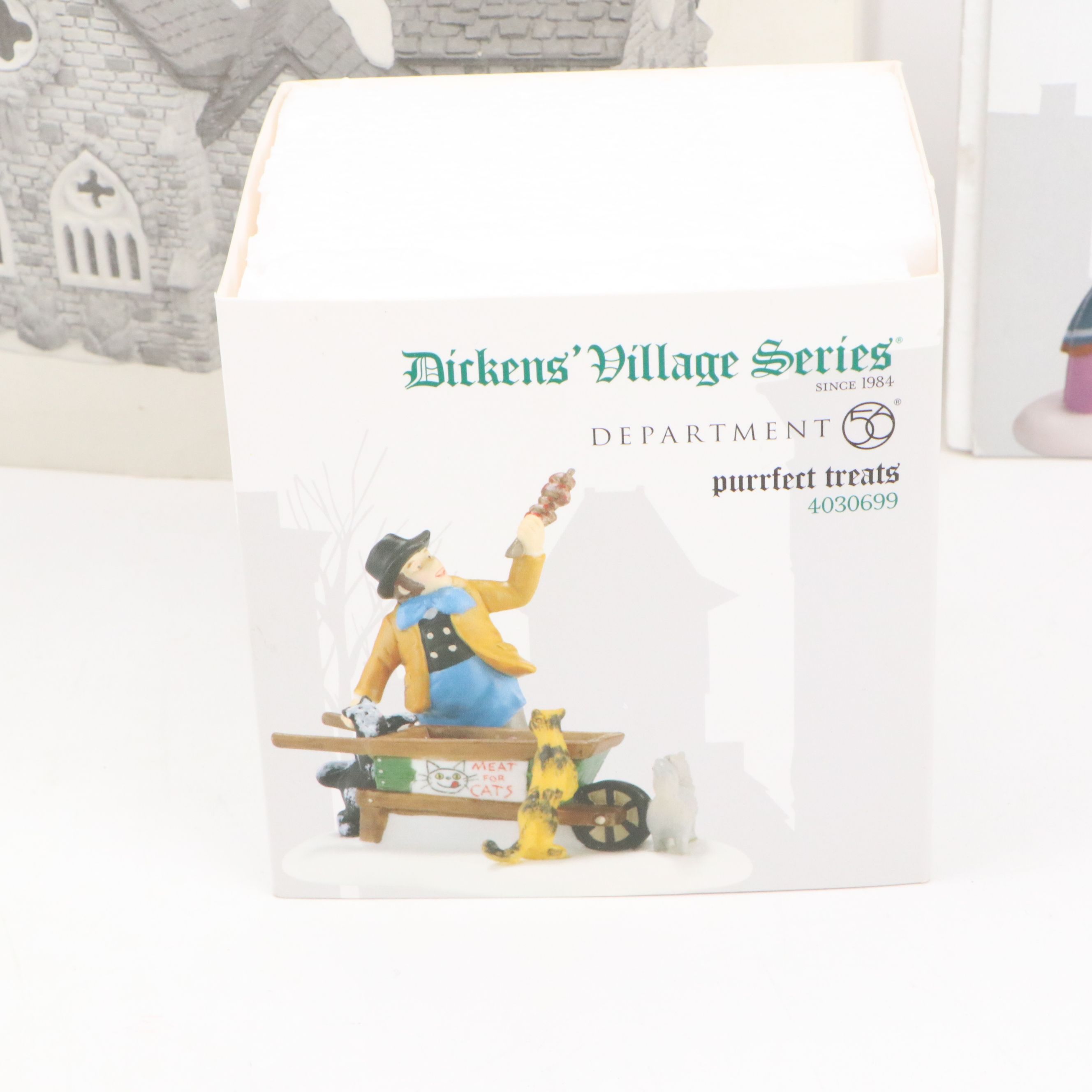 Department 56 "Dickens' Village Series" Bisque Porcelain Houses and Figurines