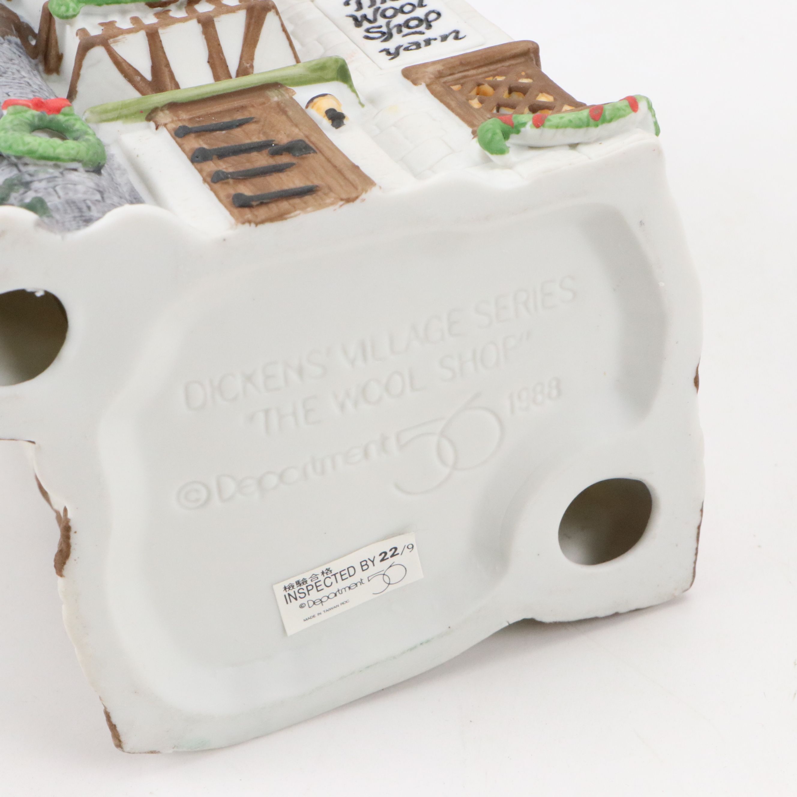 Department 56 "Dickens' Village Series" Bisque Porcelain Houses and Figurines