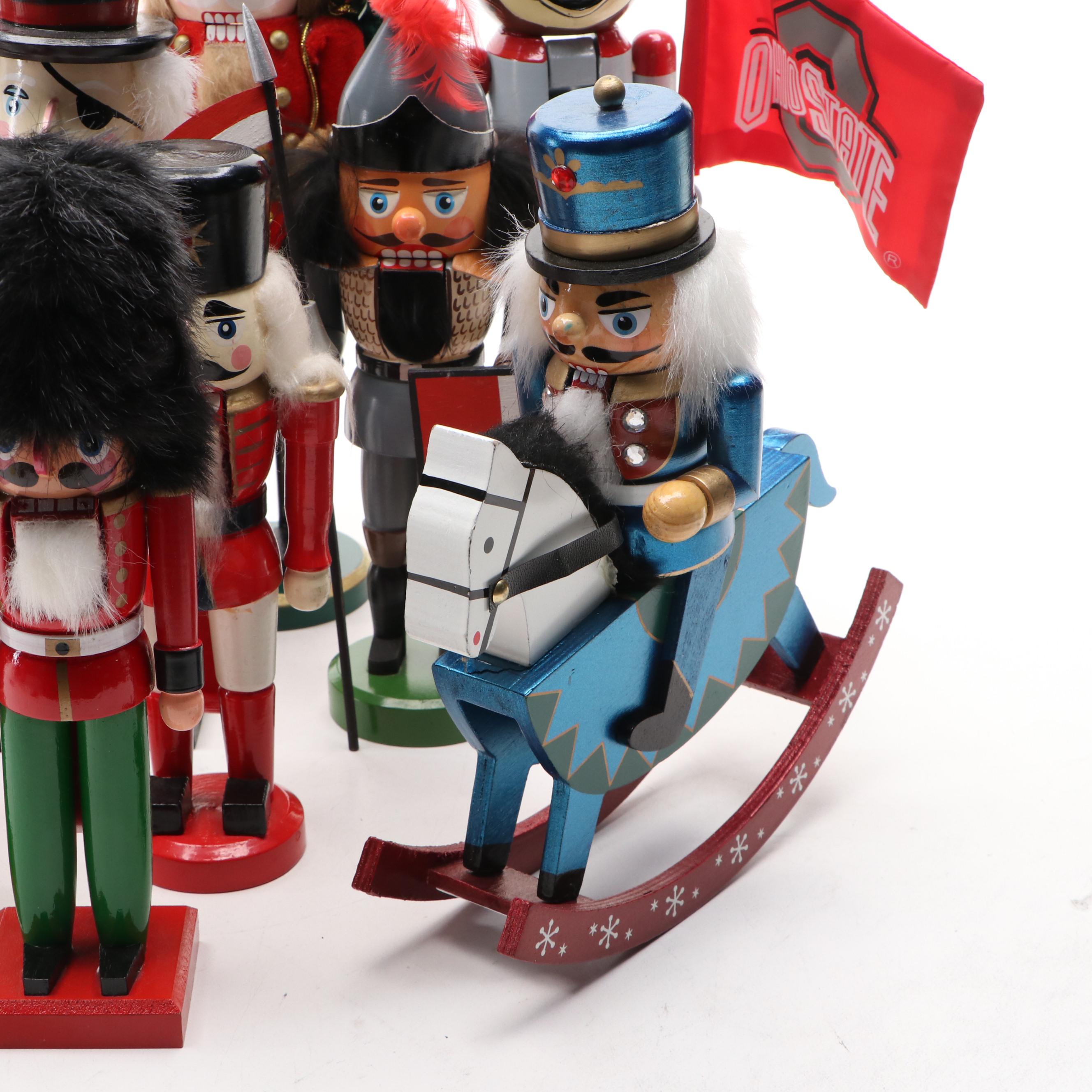 German with Other Wooden Christmas Nutcrackers