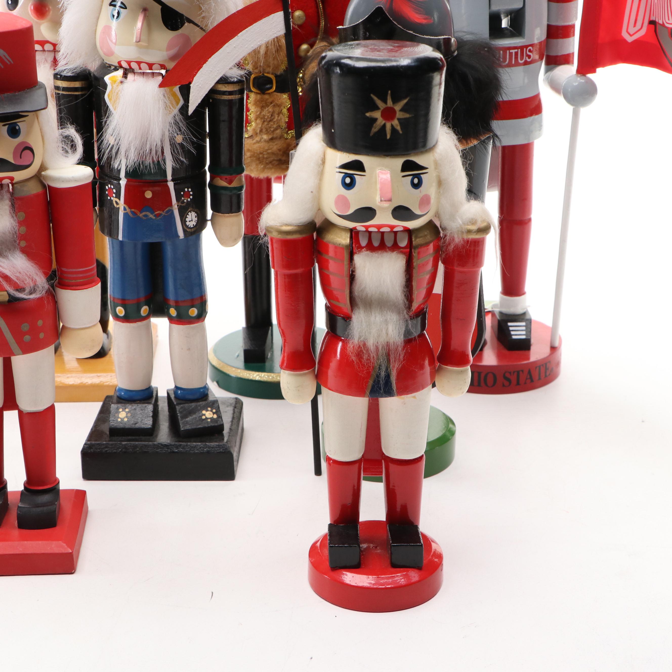 German with Other Wooden Christmas Nutcrackers
