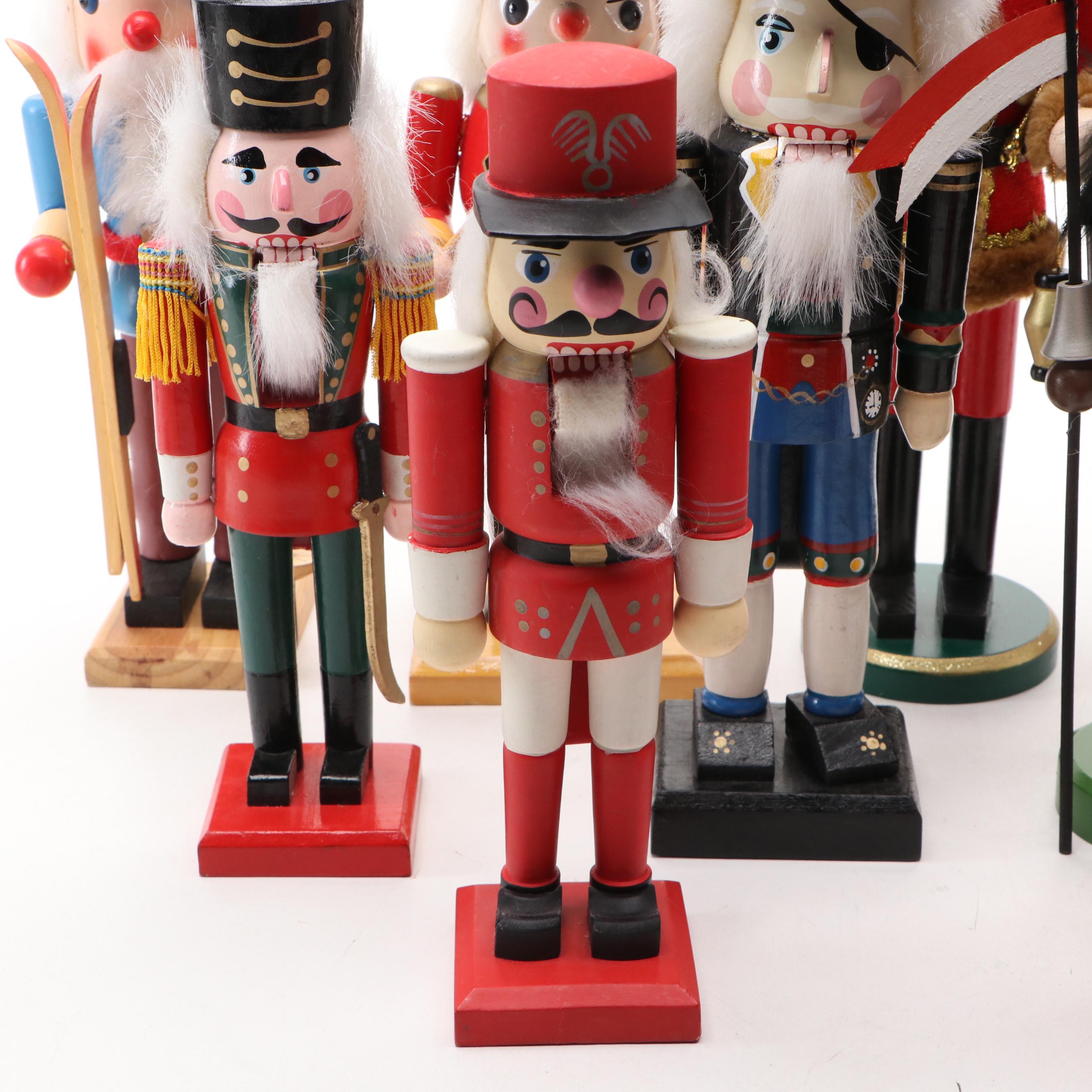 German with Other Wooden Christmas Nutcrackers