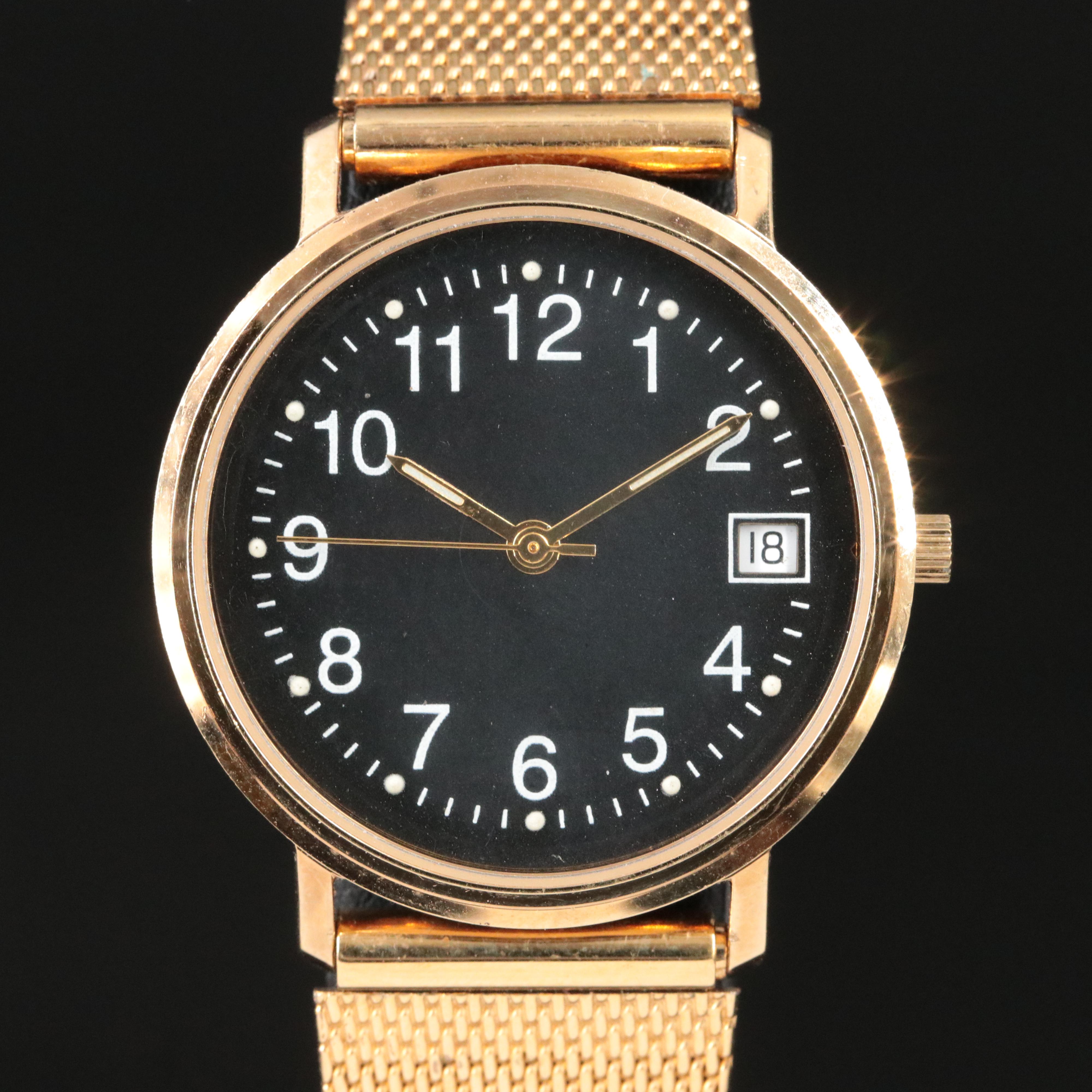 Hamilton 8474 Black Dial Date Watch