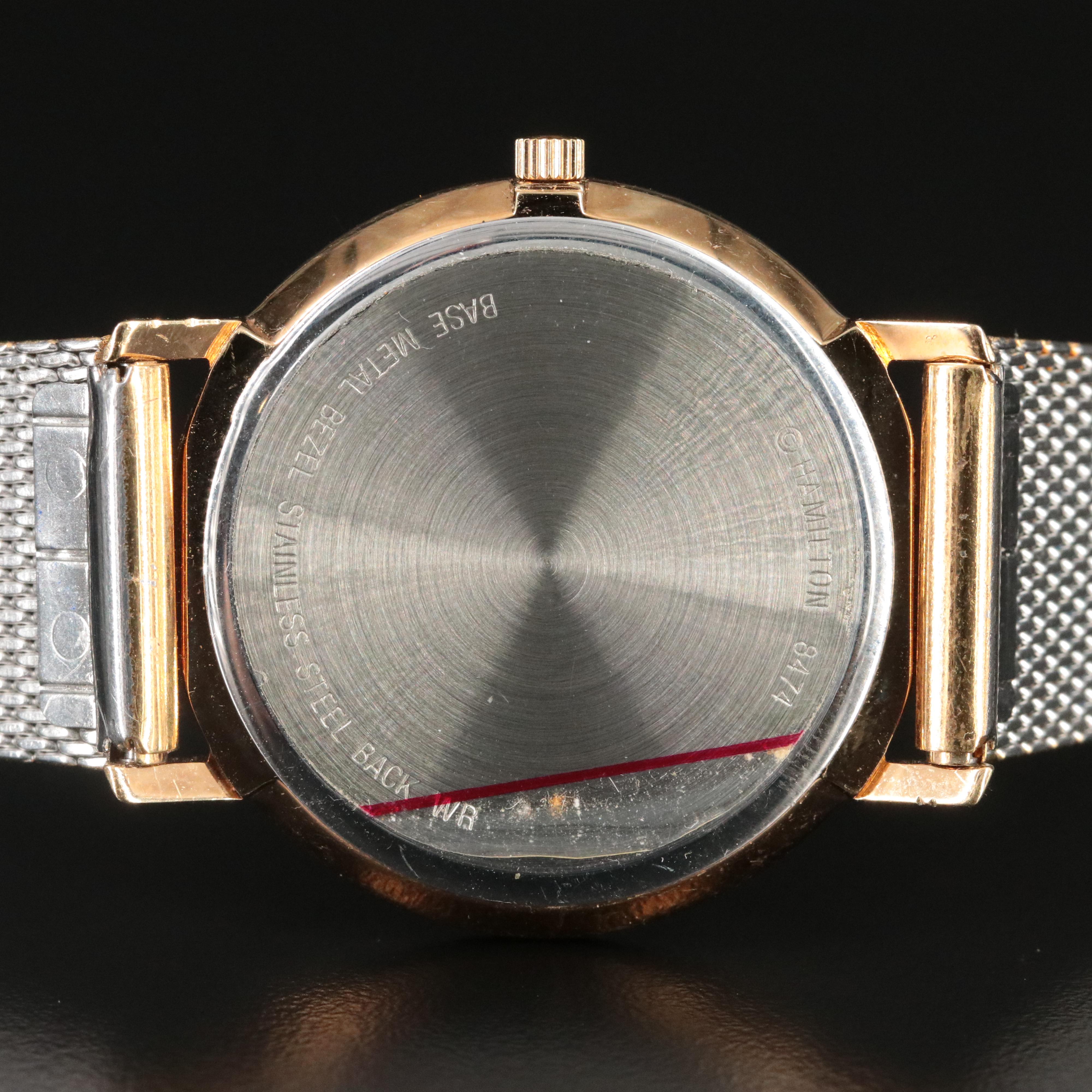 Hamilton 8474 Black Dial Date Watch