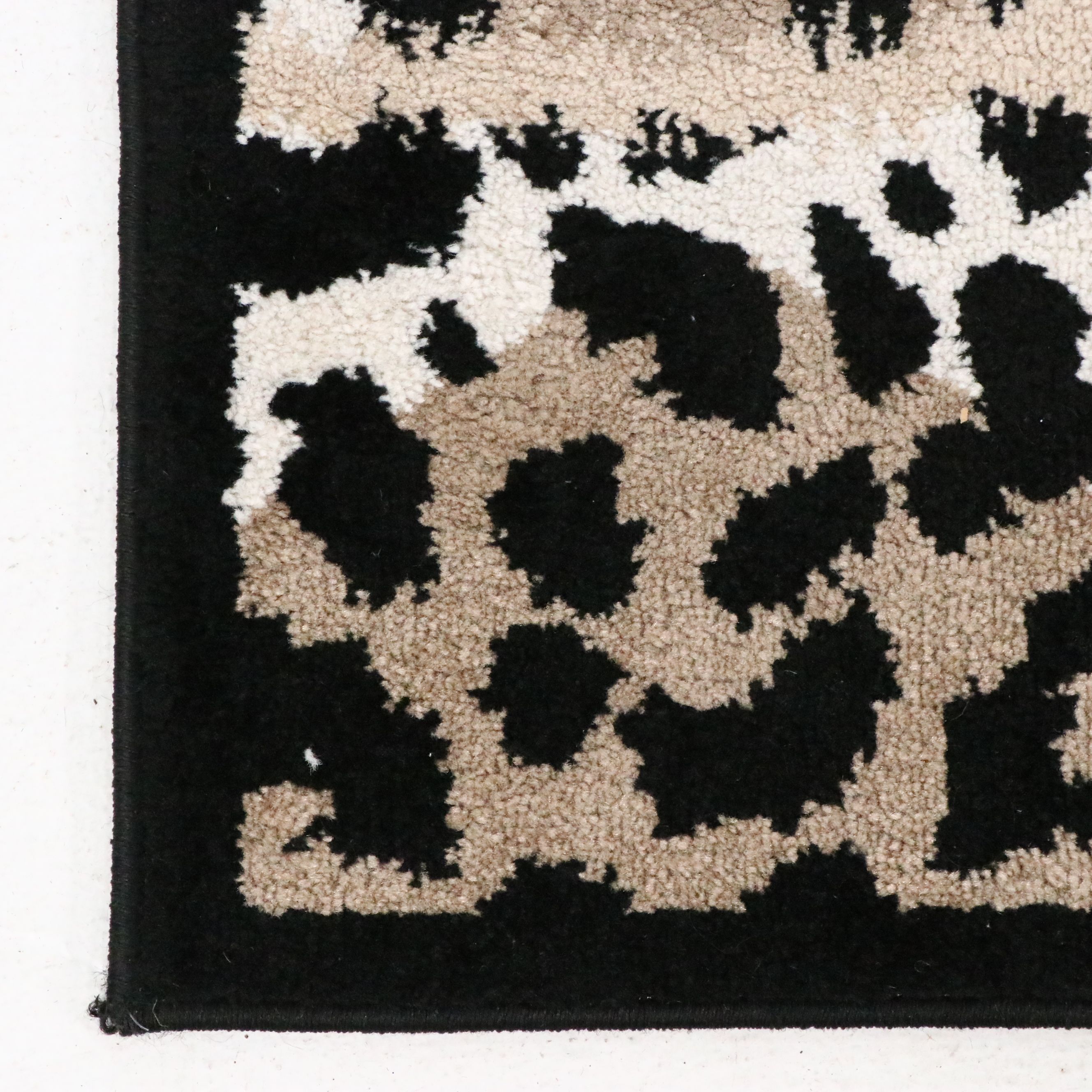 7'11 x 10'6 Machine Made Art Carpet Twist Collection Leopard Print Area Rug