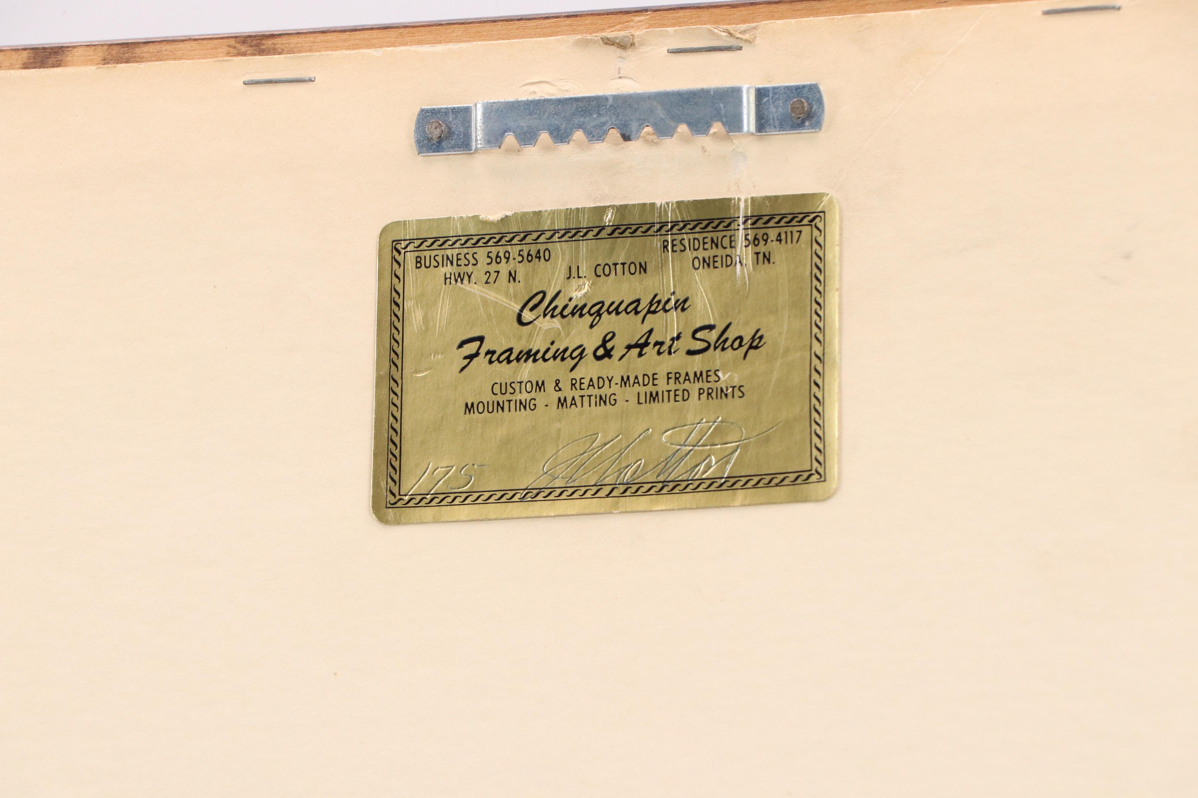 Peter Parnell Lithograph "Buffalo Sun"