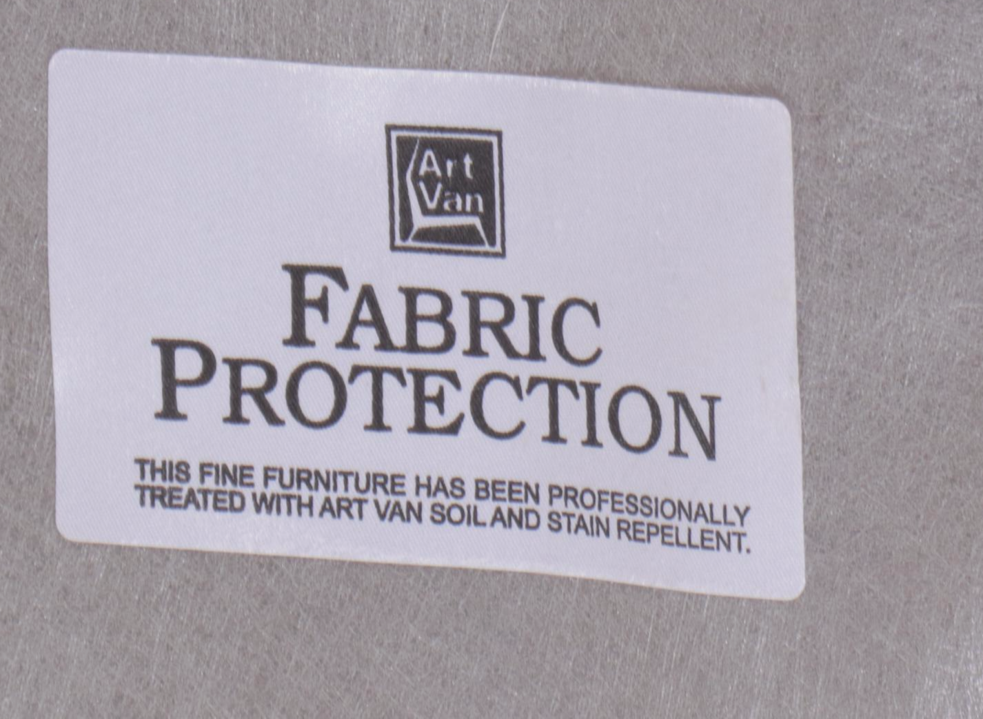 Alan White Fabric Upholstered Oversized Armchair and Ottoman