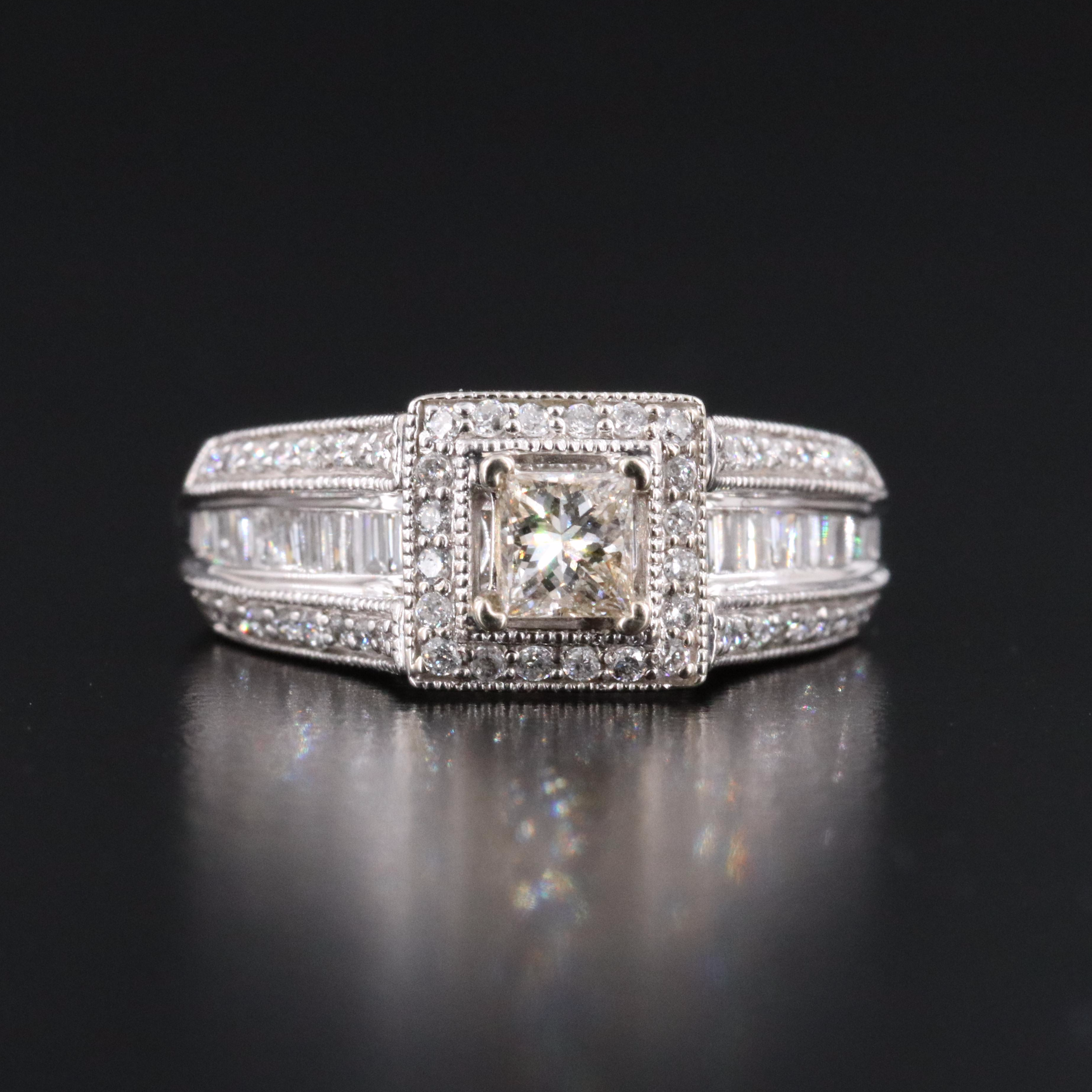 10K 0.96 CTW Diamond Ring