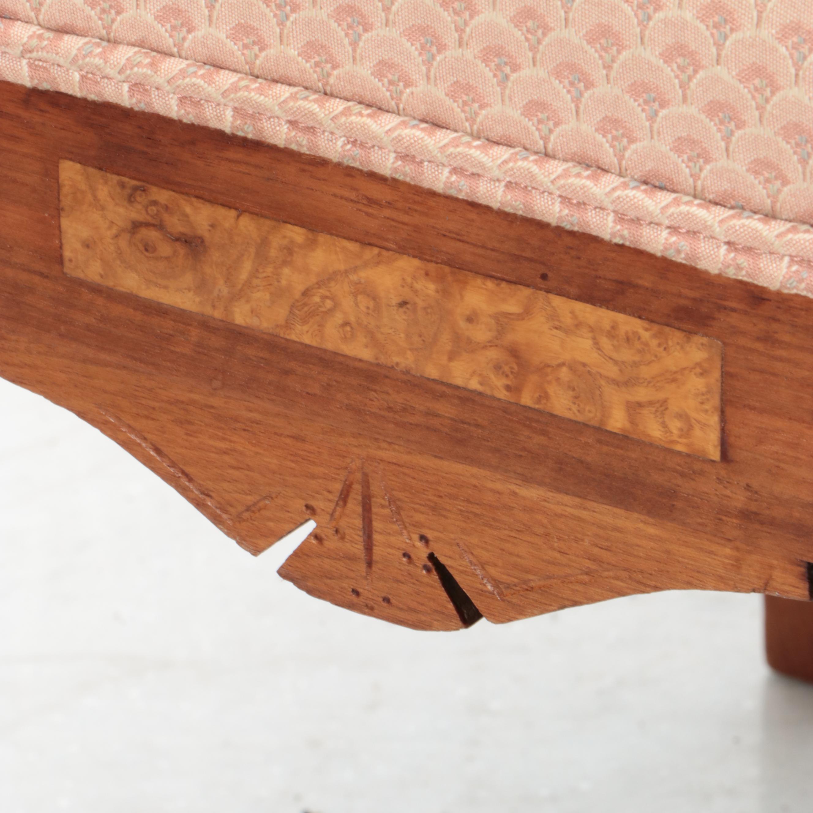 Victorian Carved Walnut Side Chair, Early 20th Century