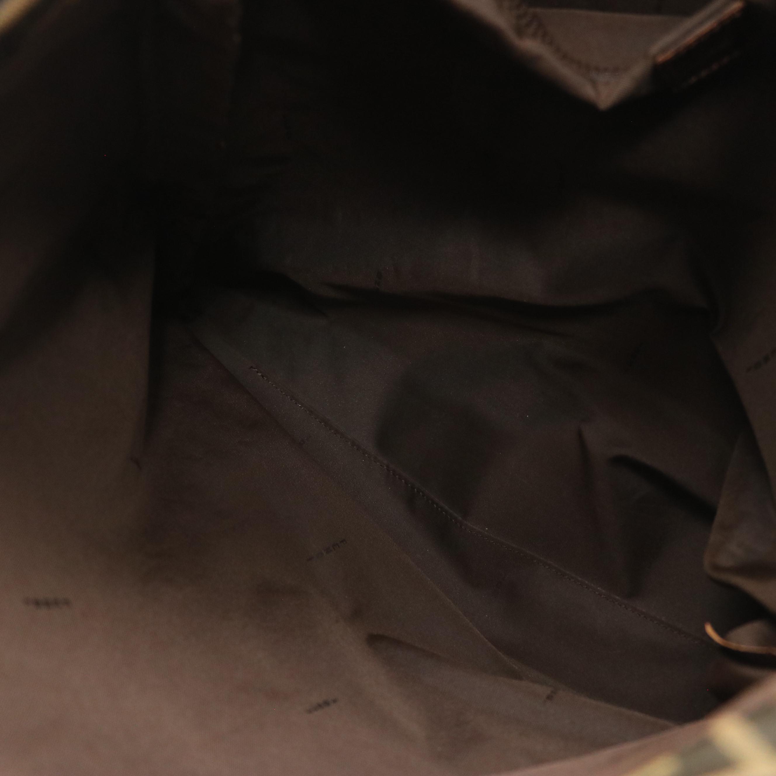 Fendi Tote in Zucca Jacquard Canvas and Leather