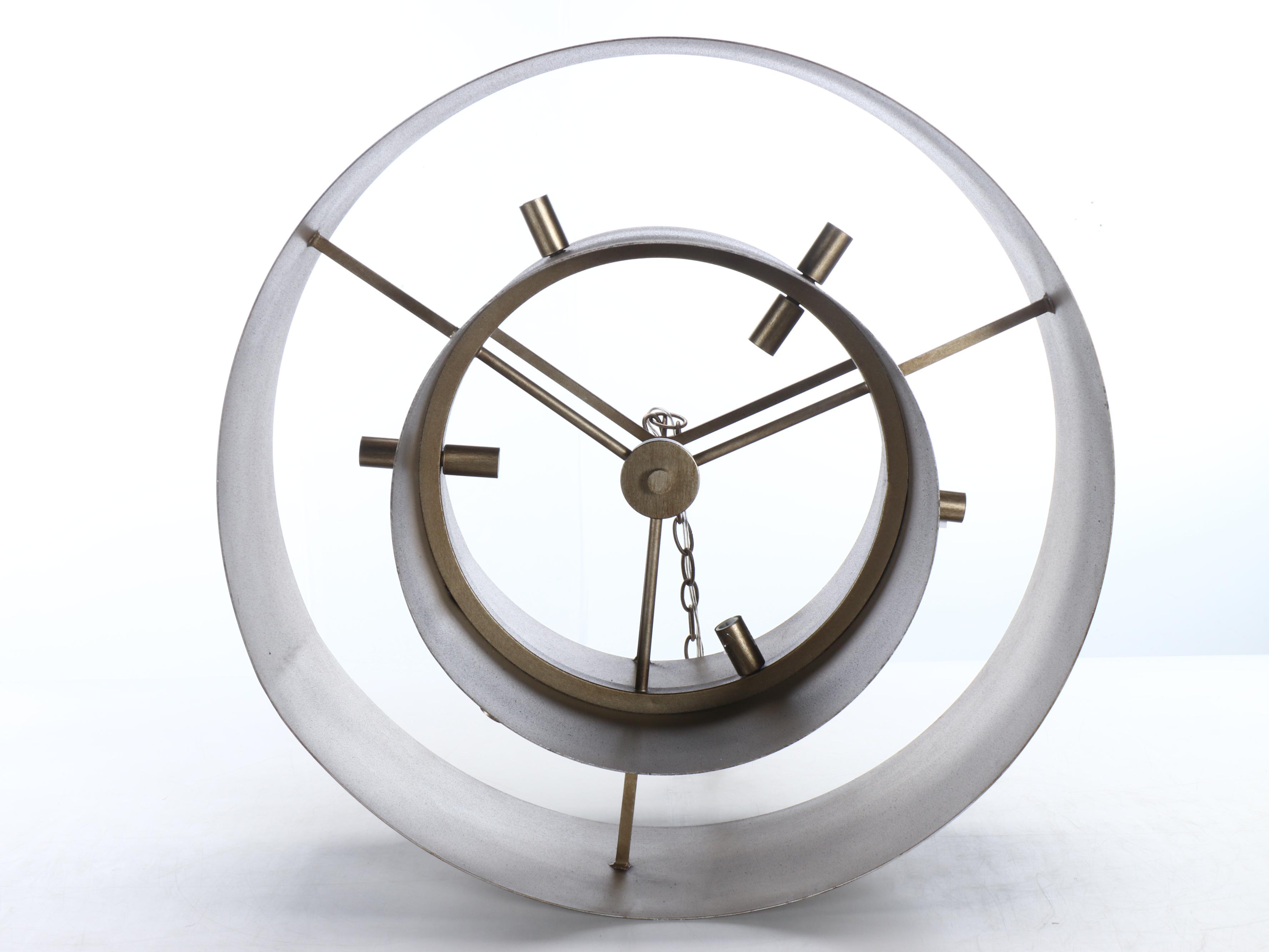 Capital Lighting "Jude" Drum Pendant Light, 21st Century, with Ceiling Medallion