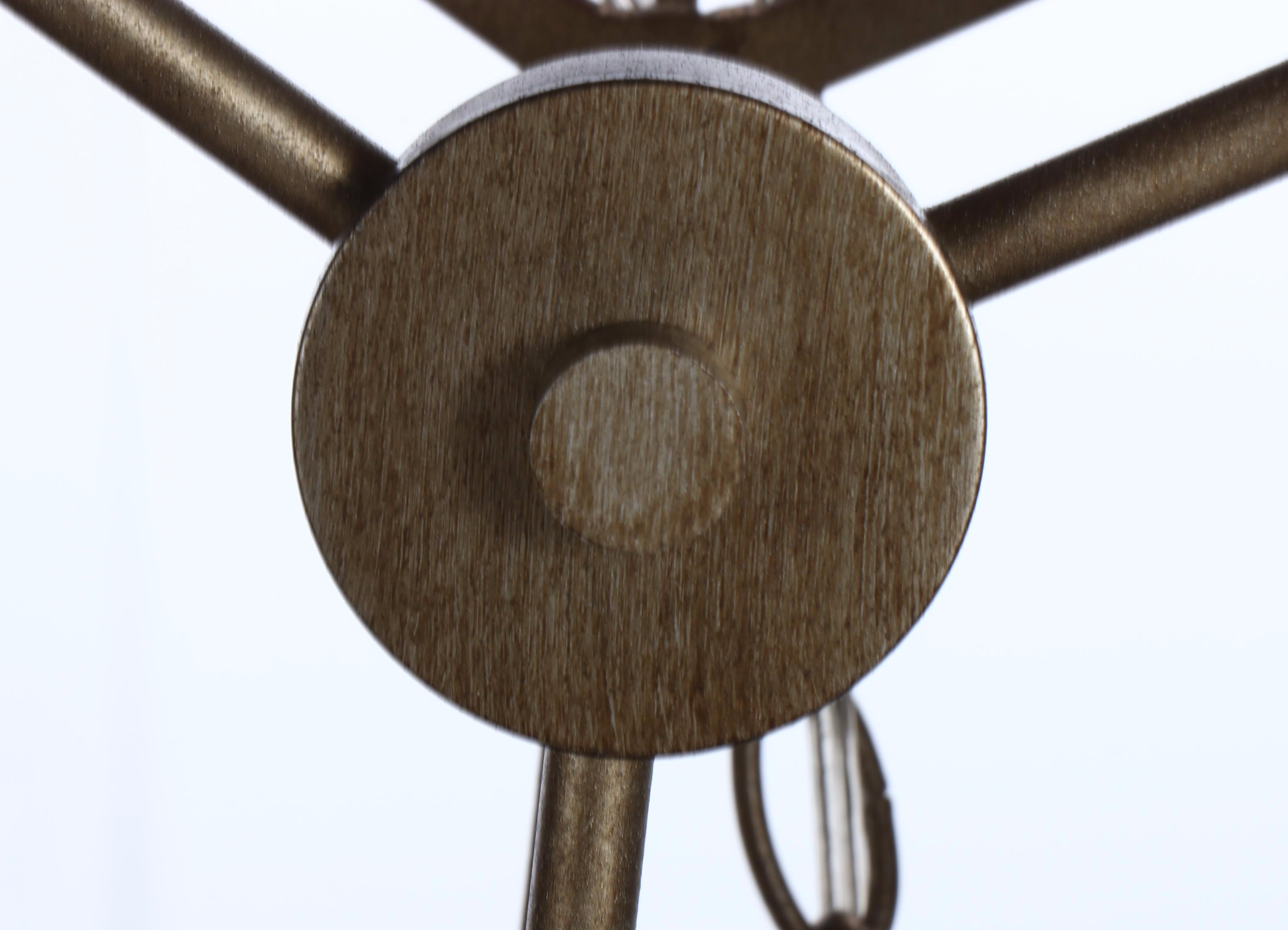 Capital Lighting "Jude" Drum Pendant Light, 21st Century, with Ceiling Medallion