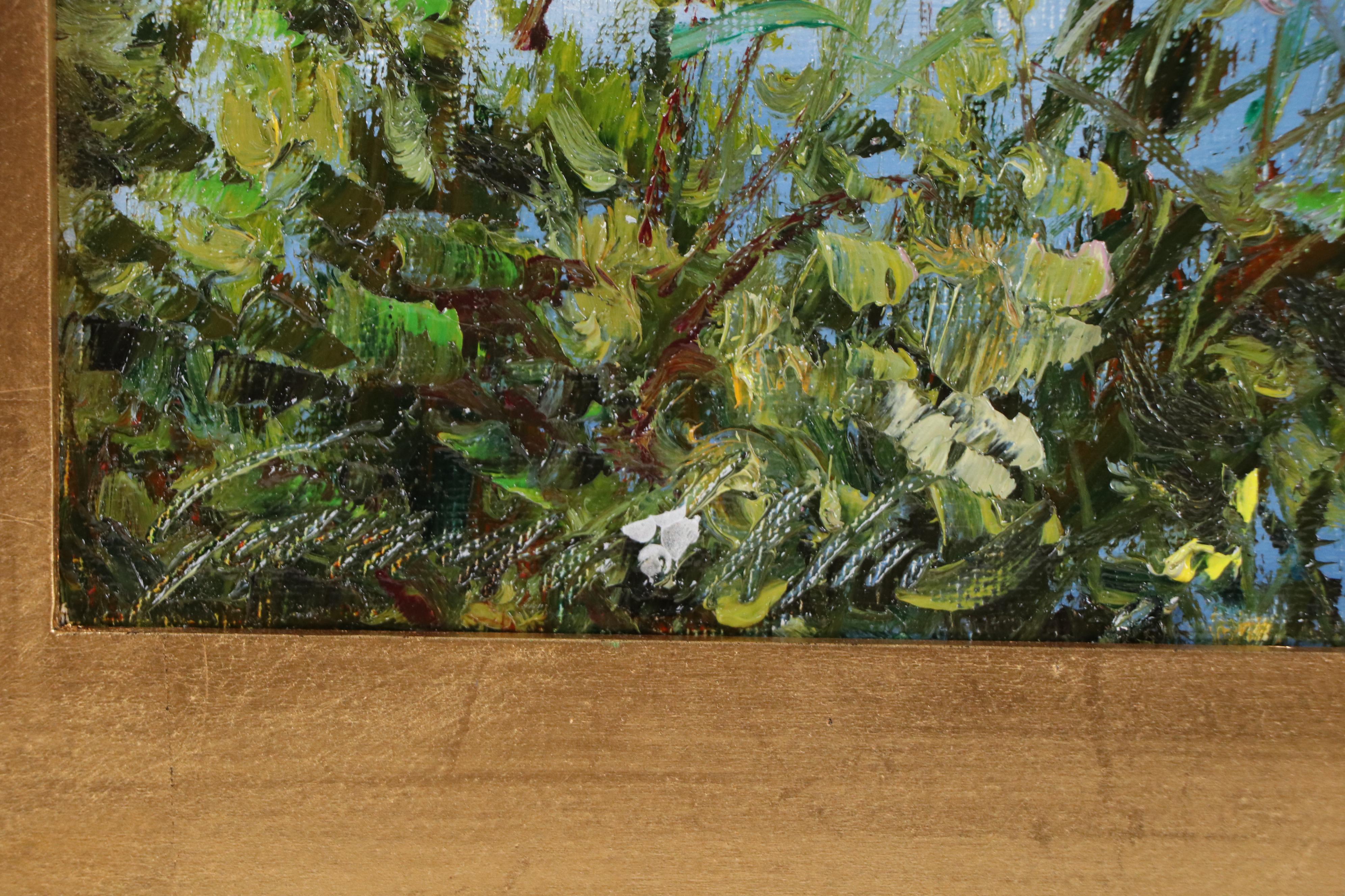 Garncarek Aleksander Pond Landscape Oil Painting, 2025