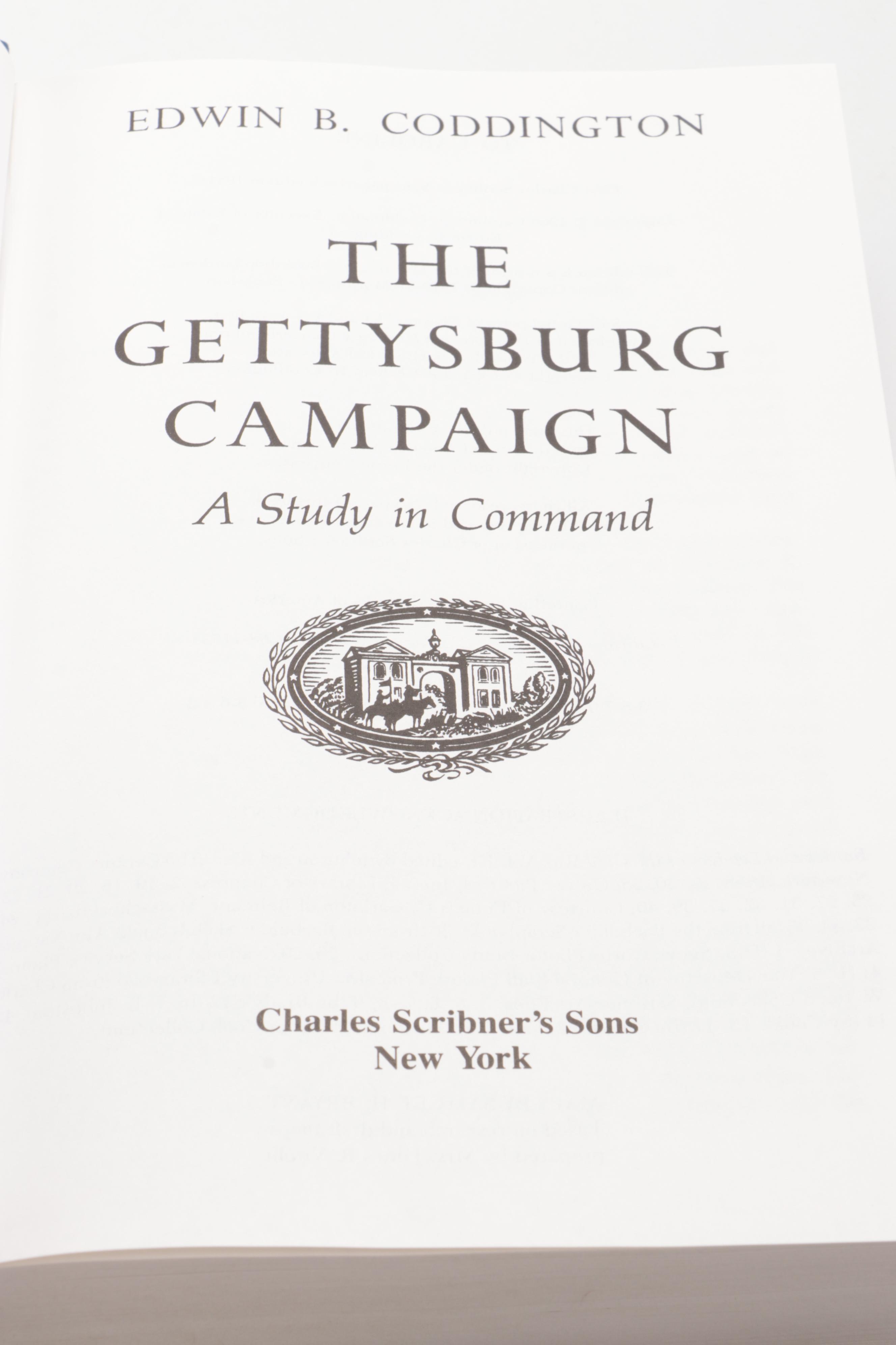 First Edition "Gettysburg" by Stephen W. Sears and More Gettysburg Books