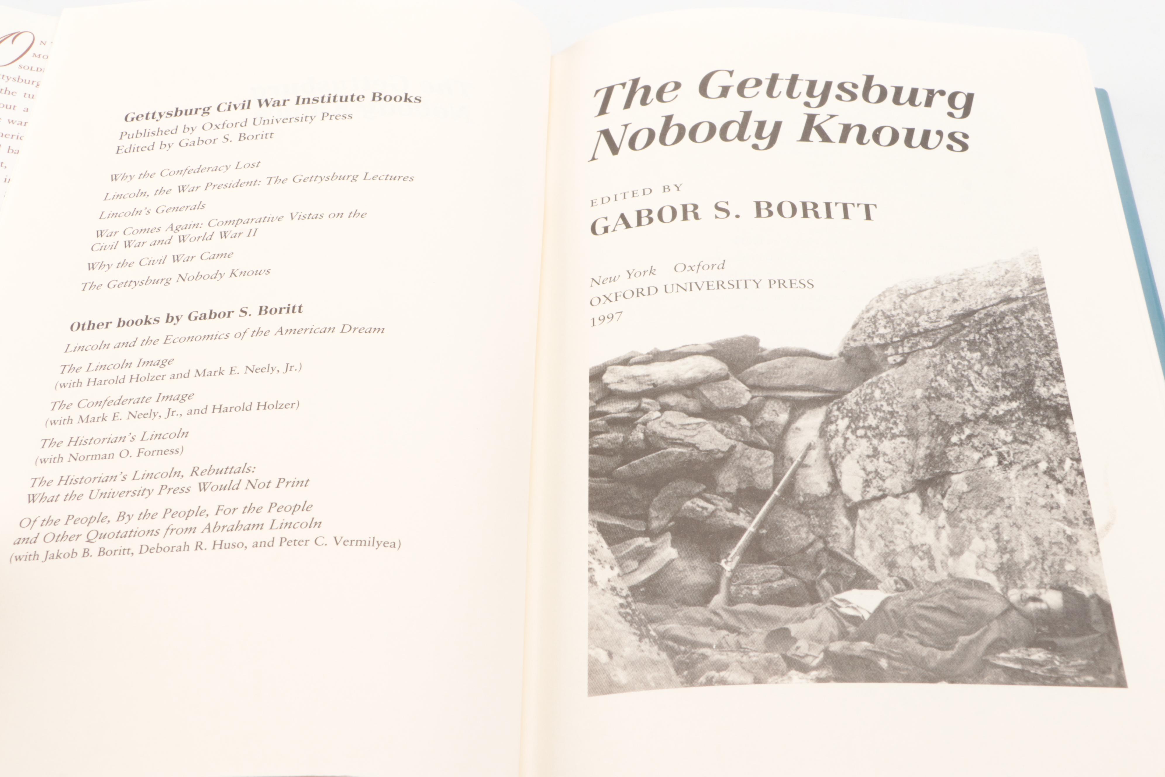 First Edition "Gettysburg" by Stephen W. Sears and More Gettysburg Books