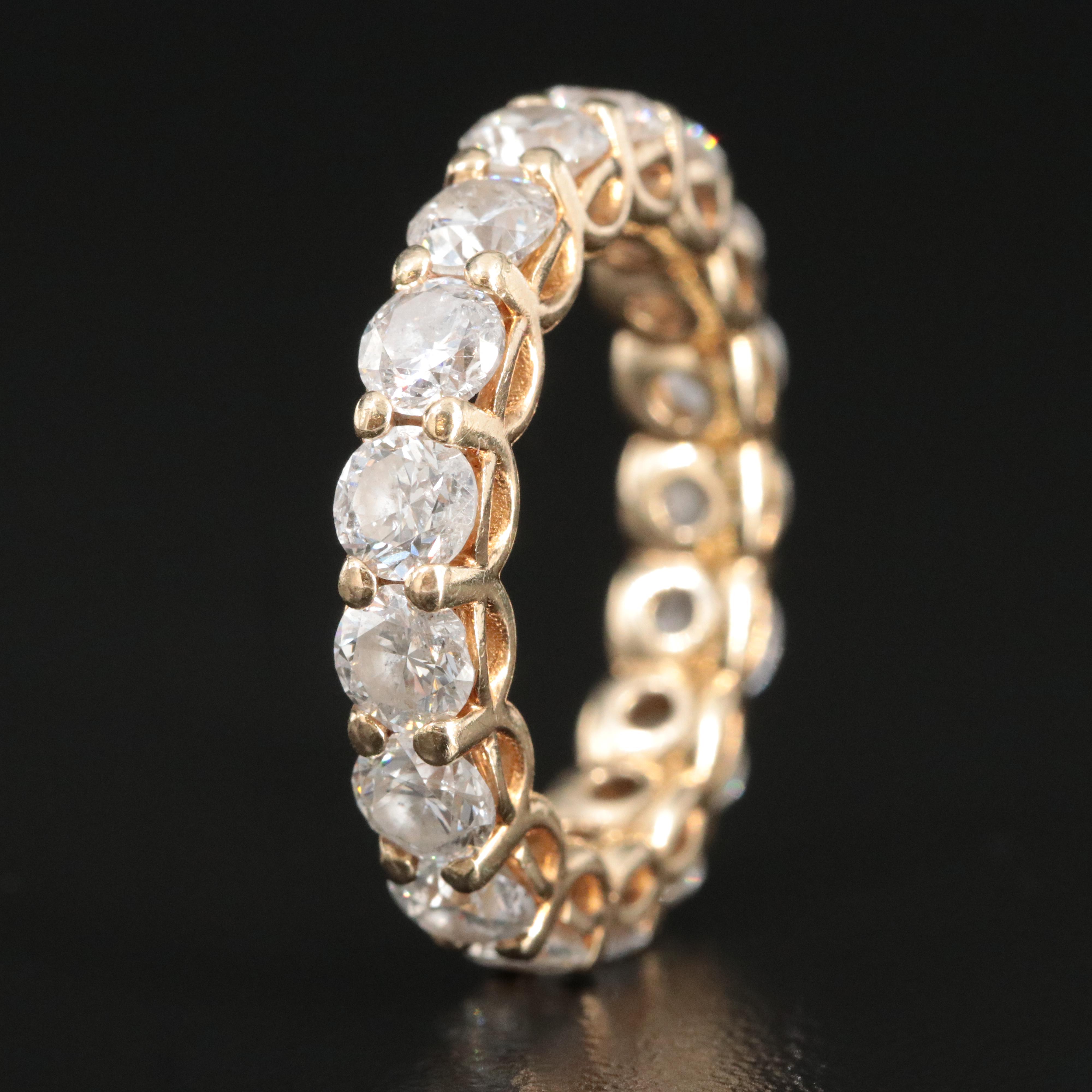 14K 4.67 CTW Diamond Eternity Band