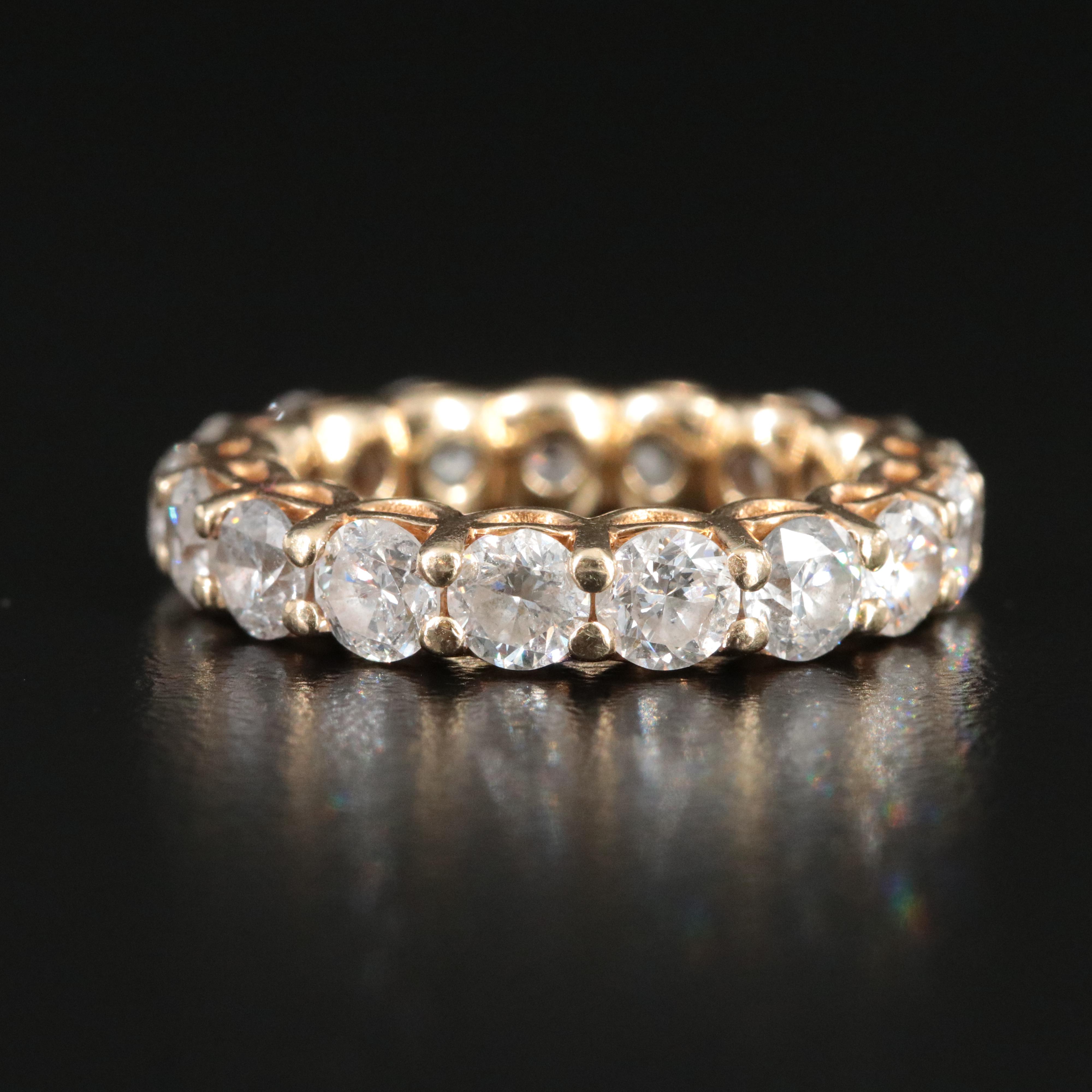 14K 4.67 CTW Diamond Eternity Band