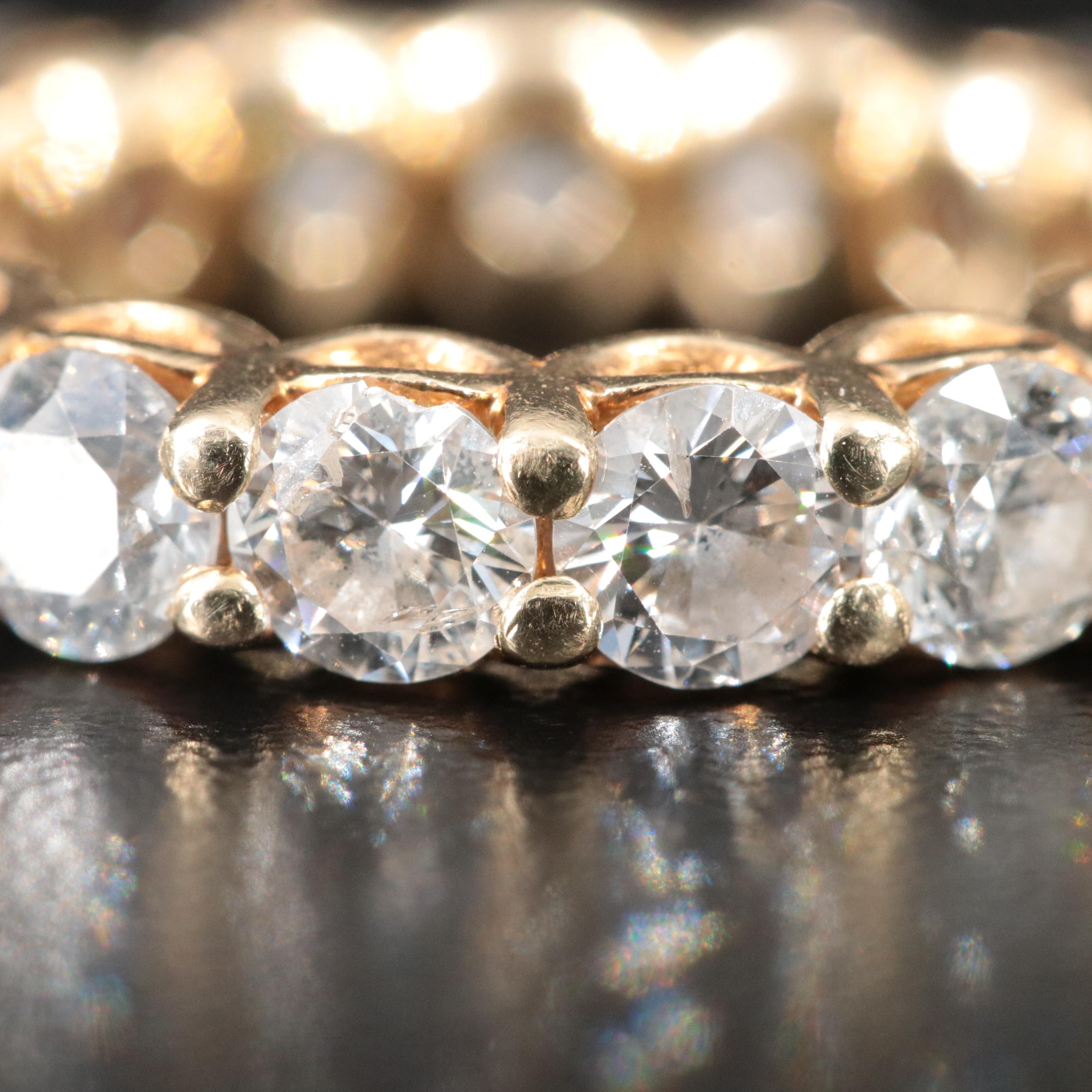 14K 4.67 CTW Diamond Eternity Band