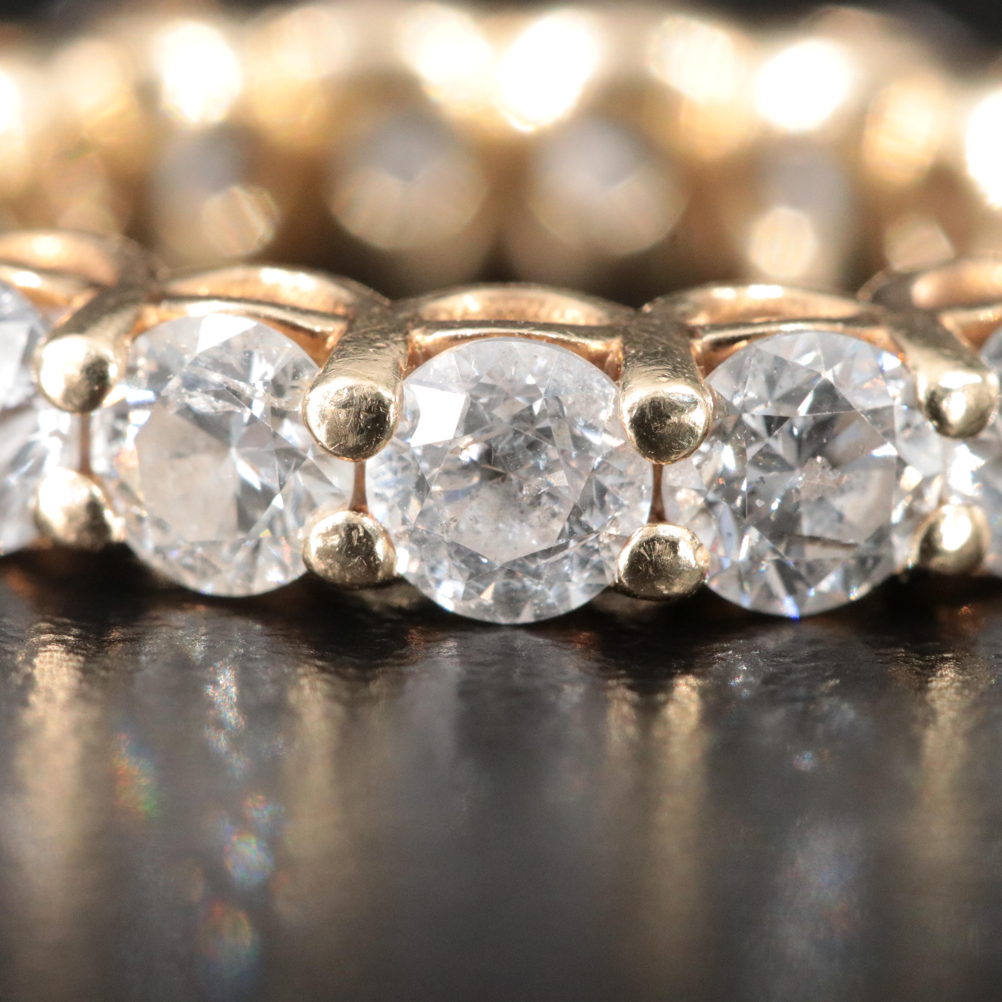 14K 4.67 CTW Diamond Eternity Band