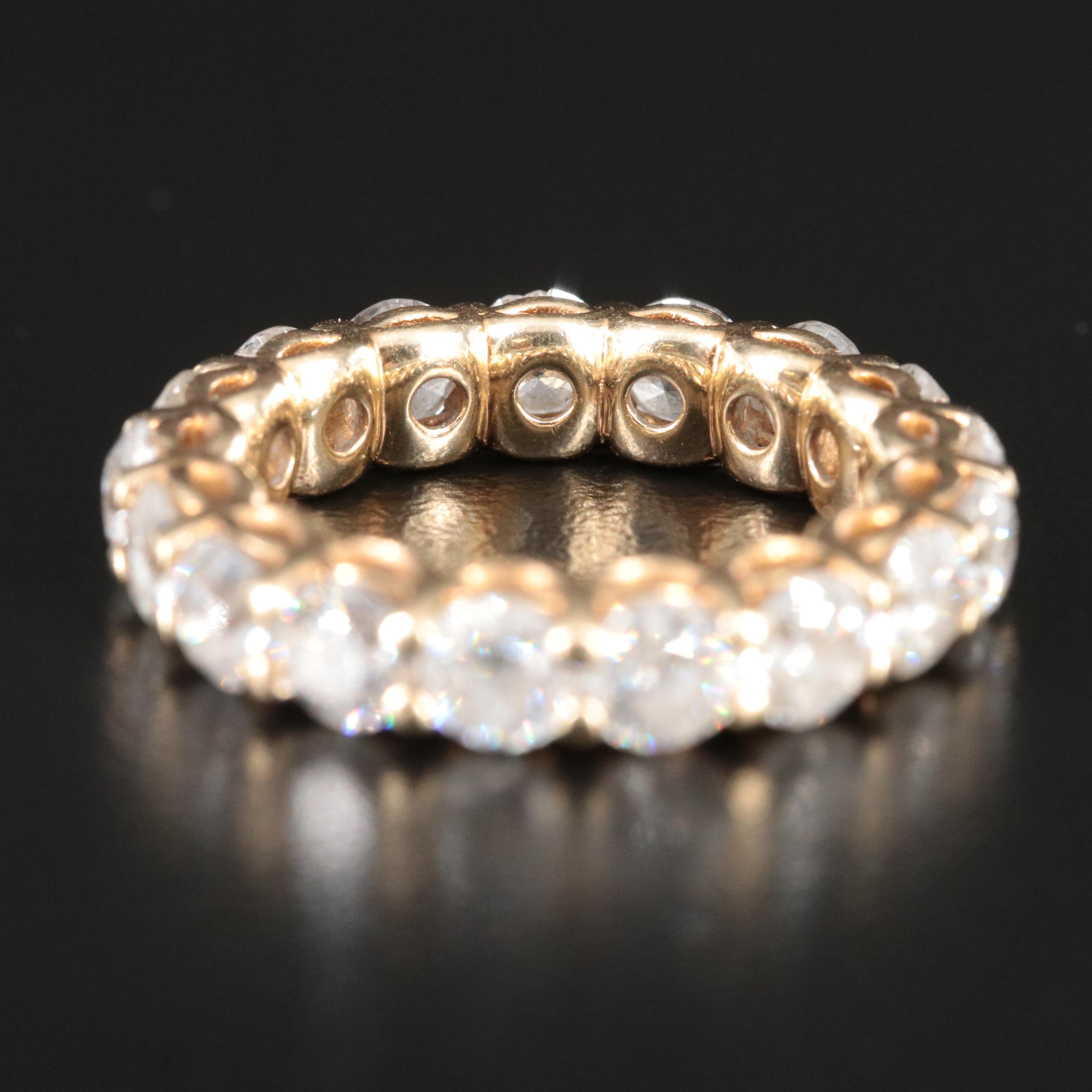 14K 4.67 CTW Diamond Eternity Band