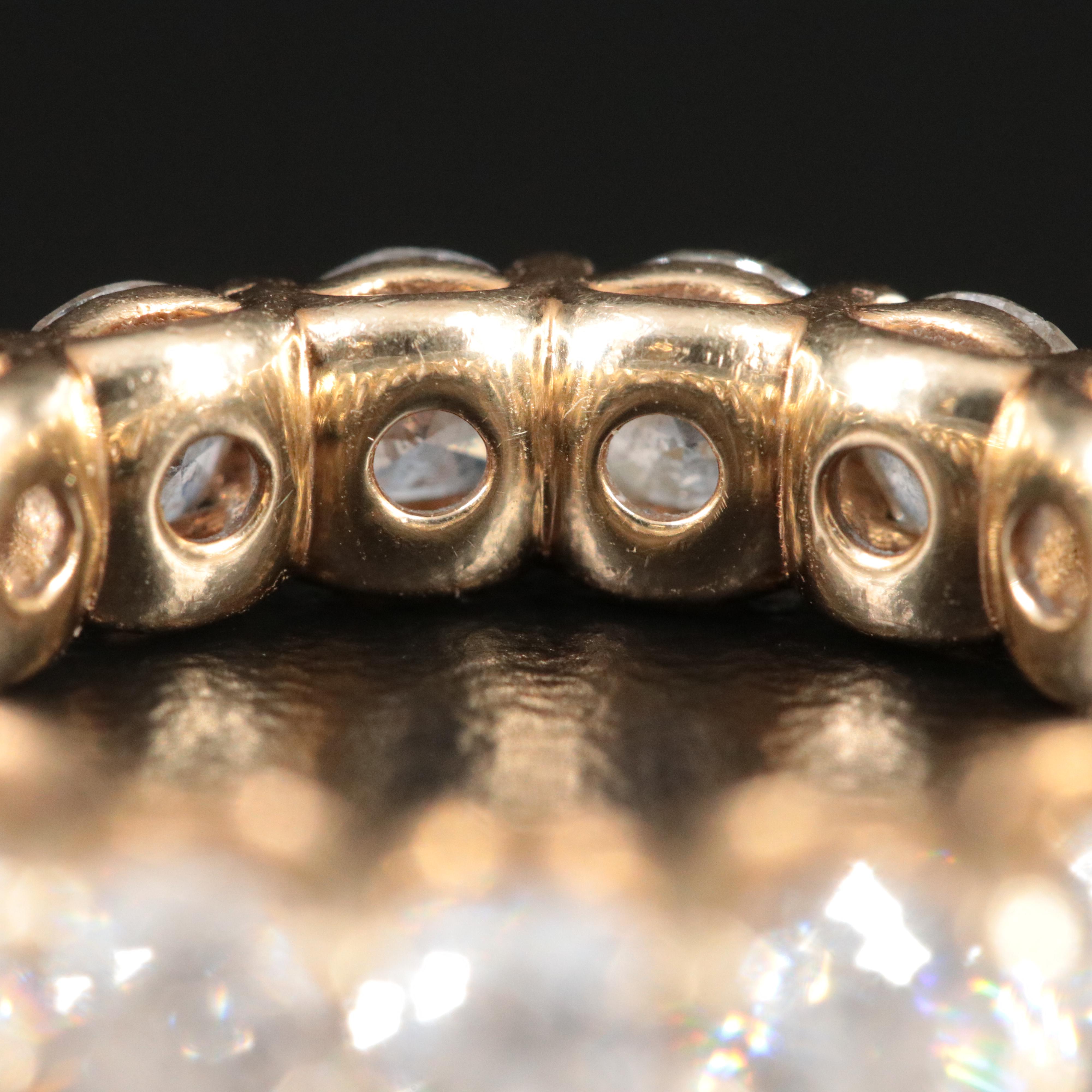 14K 4.67 CTW Diamond Eternity Band