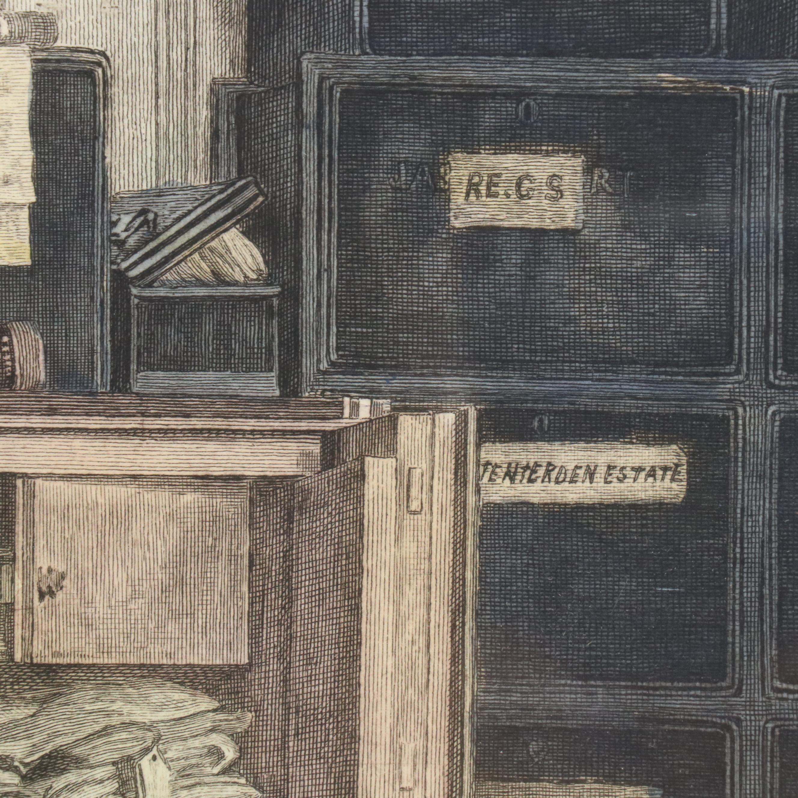 Engravings After Walter Dendy Sadler "The New Will" and "A Little Mortgage"