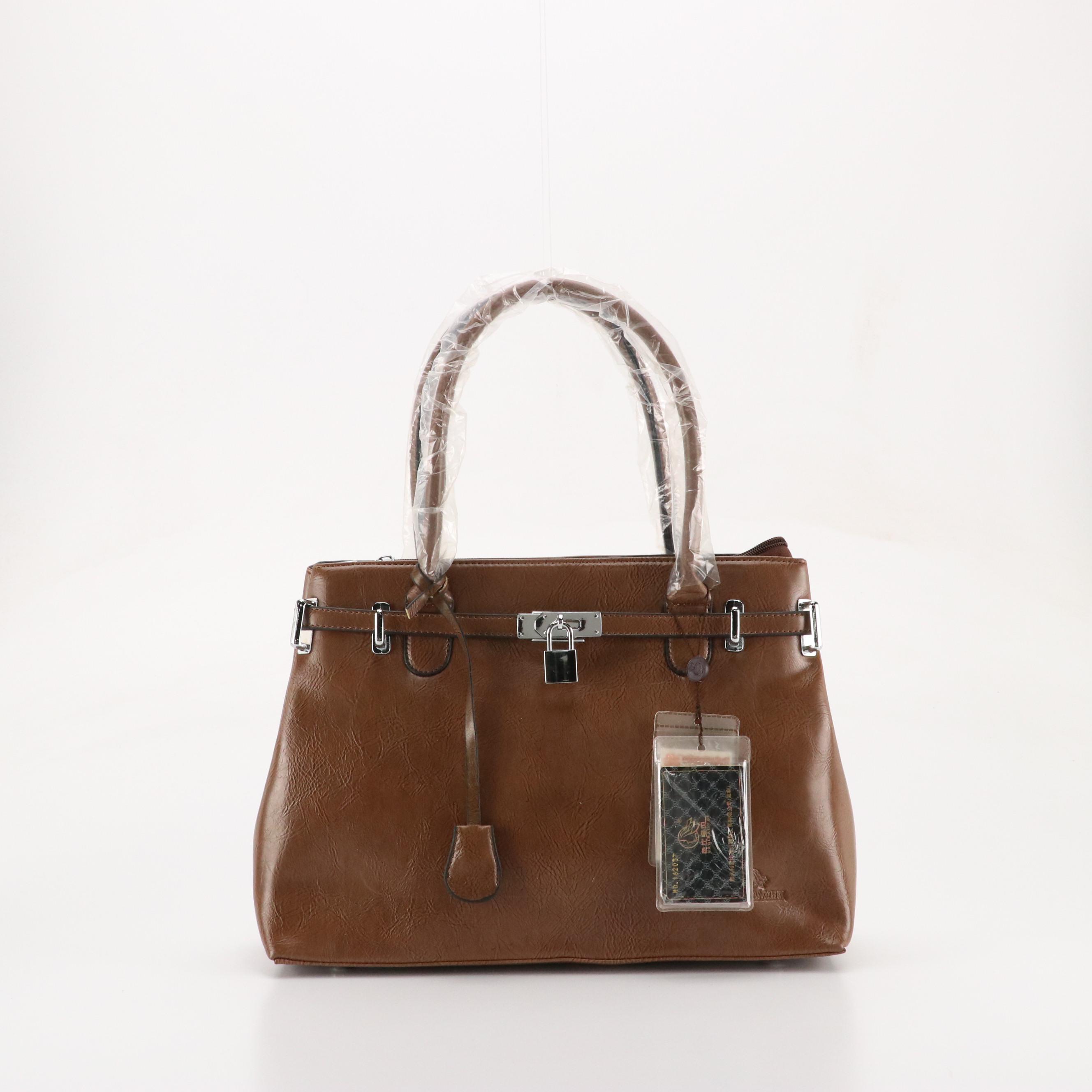 Aleda for Bloomingdale's Embossed Leather Bag and Babibaobei Satchel