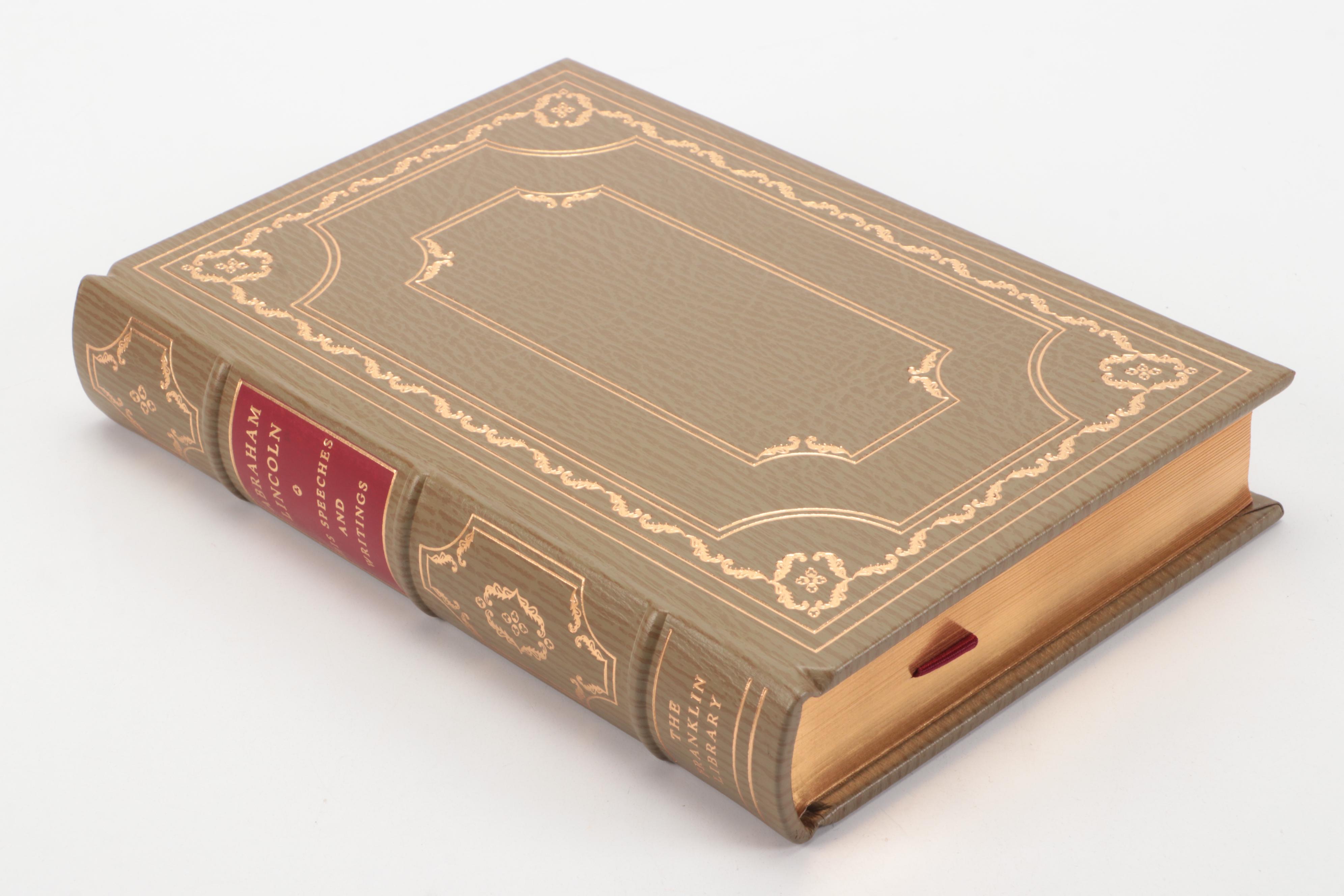 Franklin Library "Abraham Lincoln" by Carl Sandburg and More