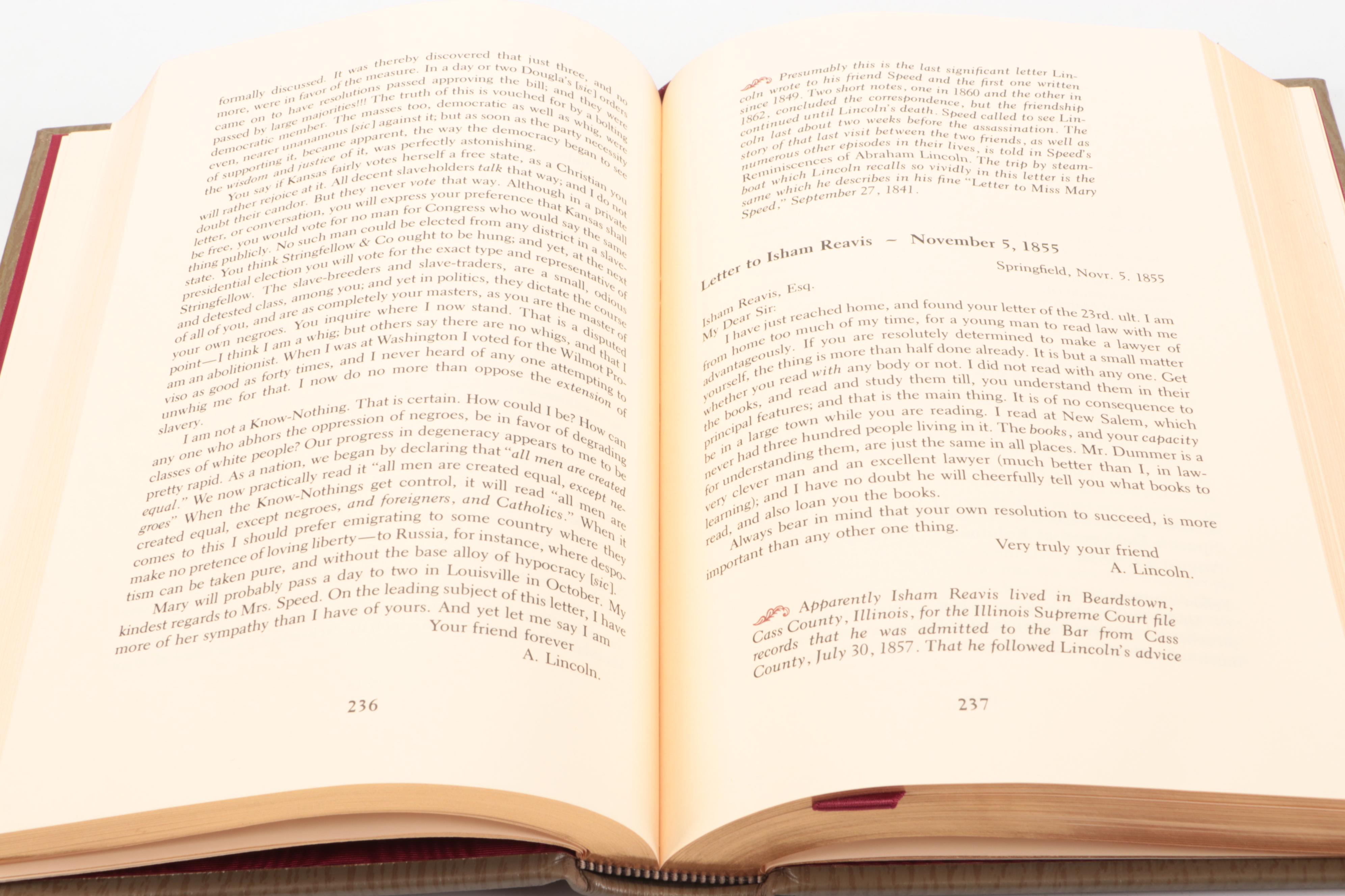 Franklin Library "Abraham Lincoln" by Carl Sandburg and More