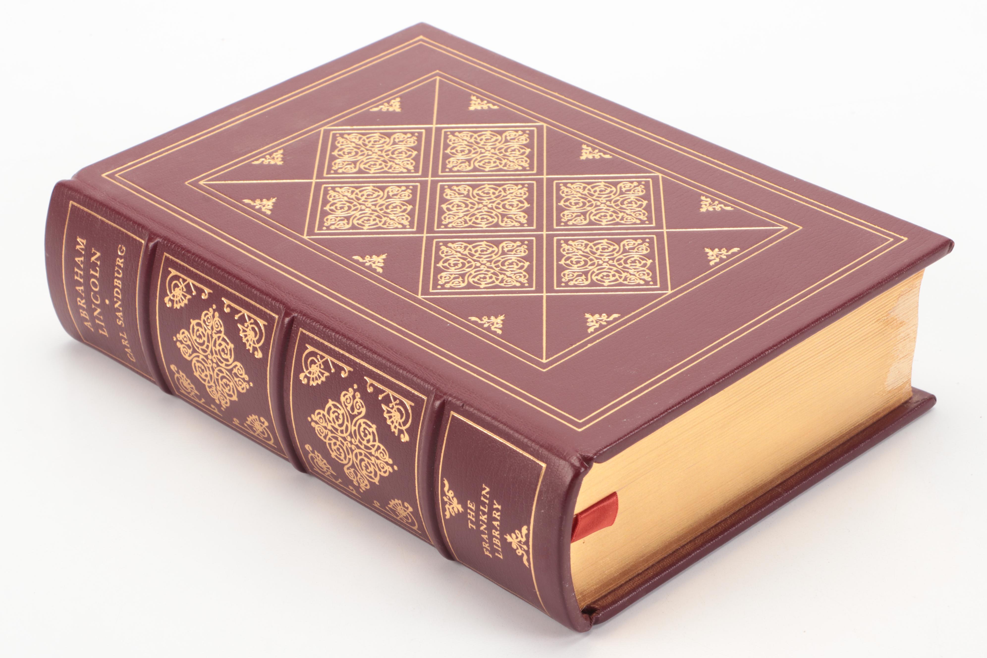 Franklin Library "Abraham Lincoln" by Carl Sandburg and More