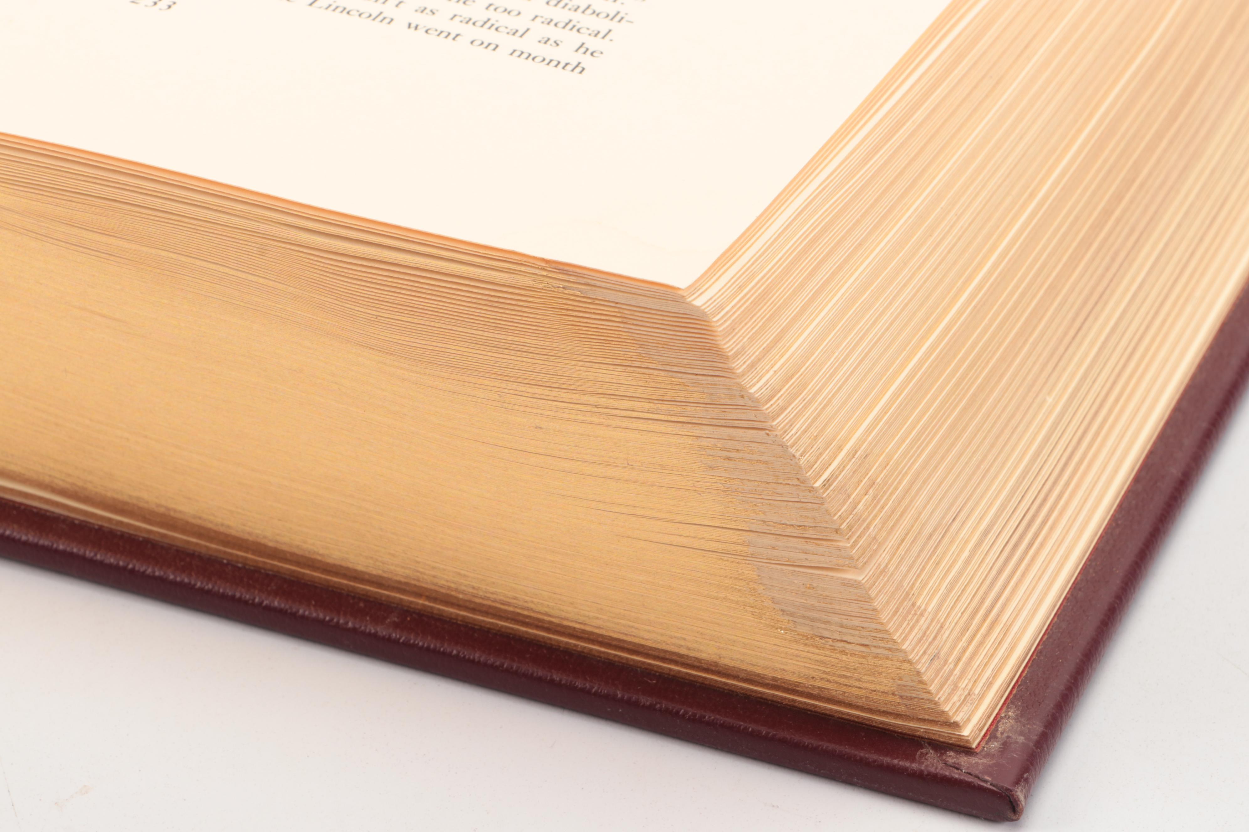 Franklin Library "Abraham Lincoln" by Carl Sandburg and More