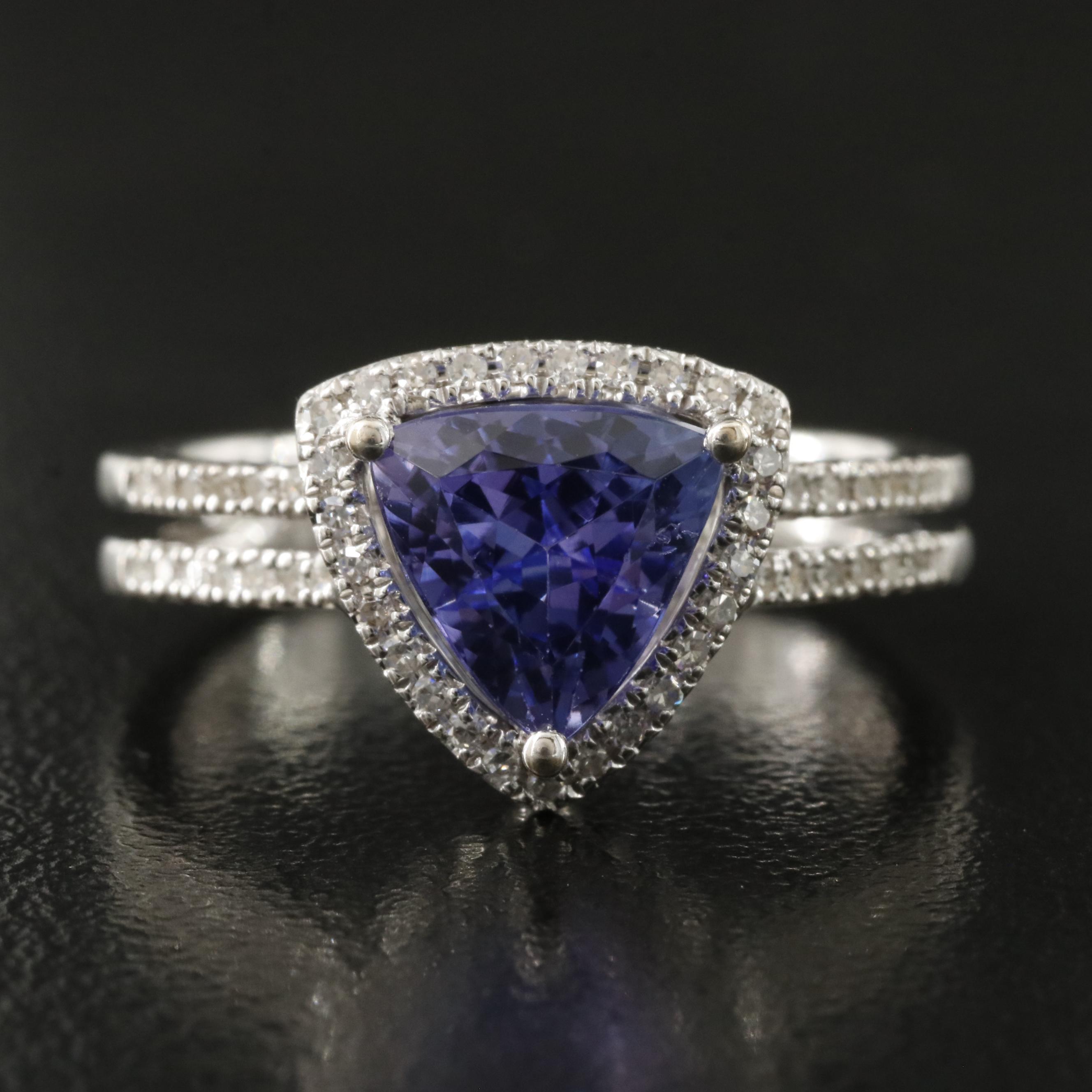 EFFY 14K Tanzanite and Diamond Ring