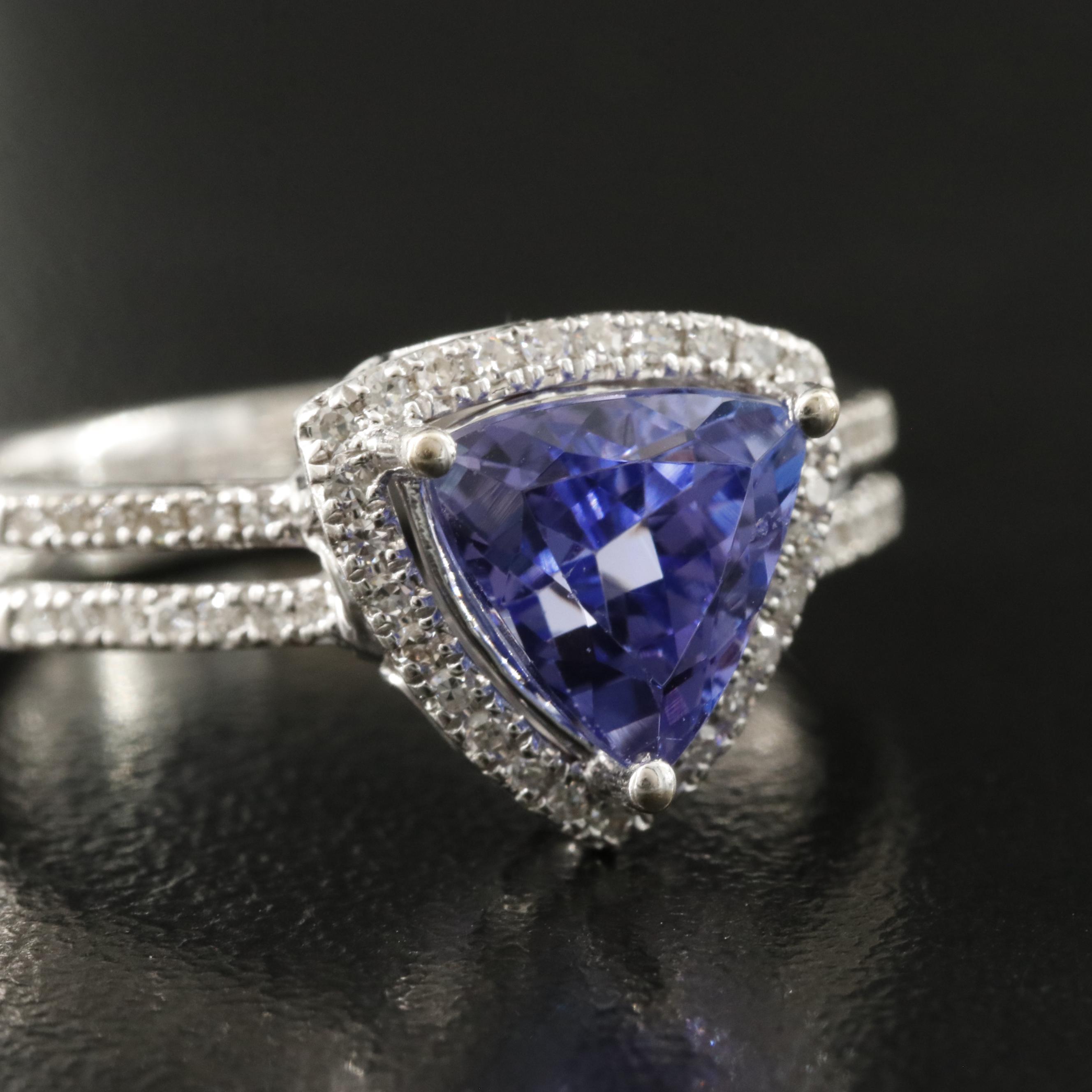 EFFY 14K Tanzanite and Diamond Ring