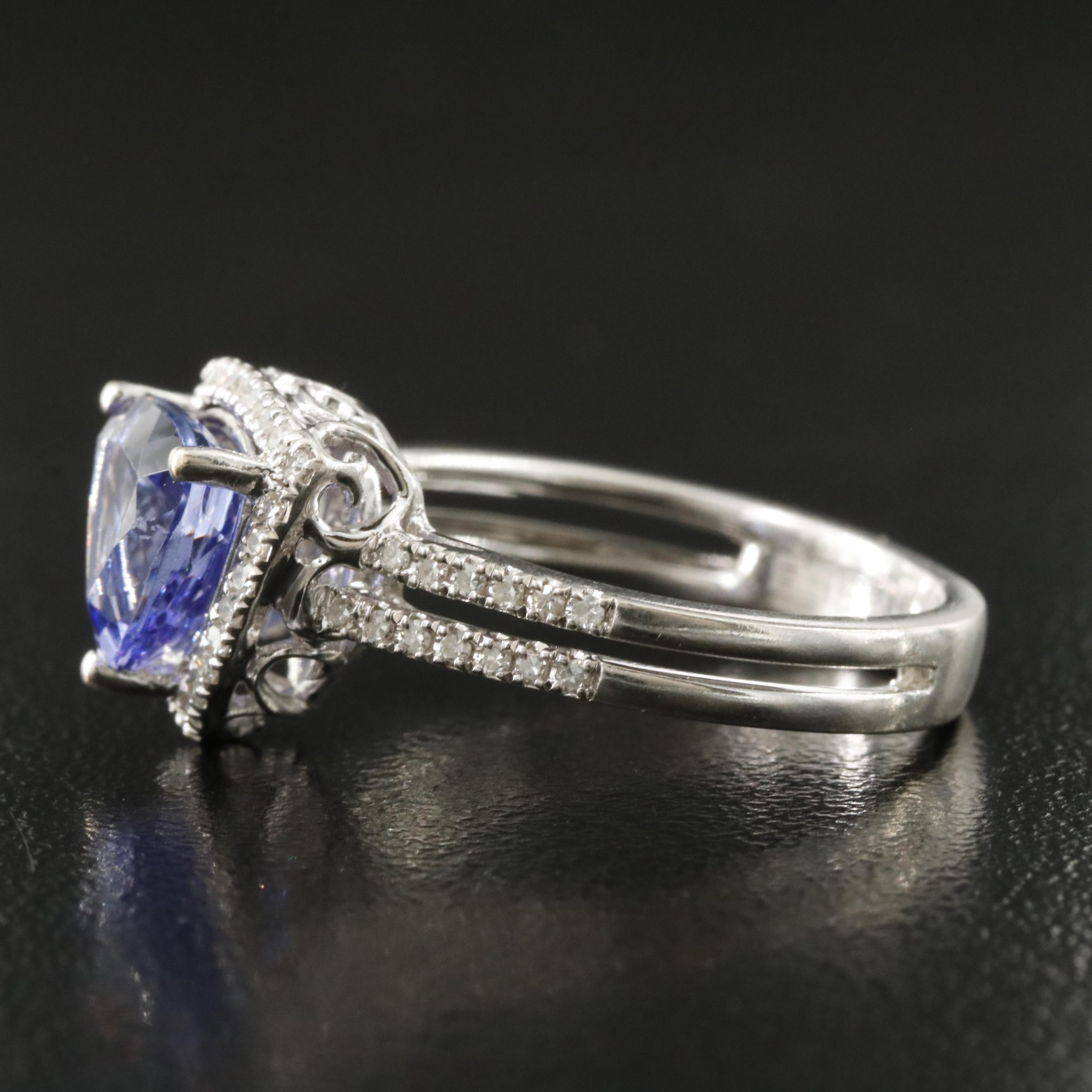 EFFY 14K Tanzanite and Diamond Ring