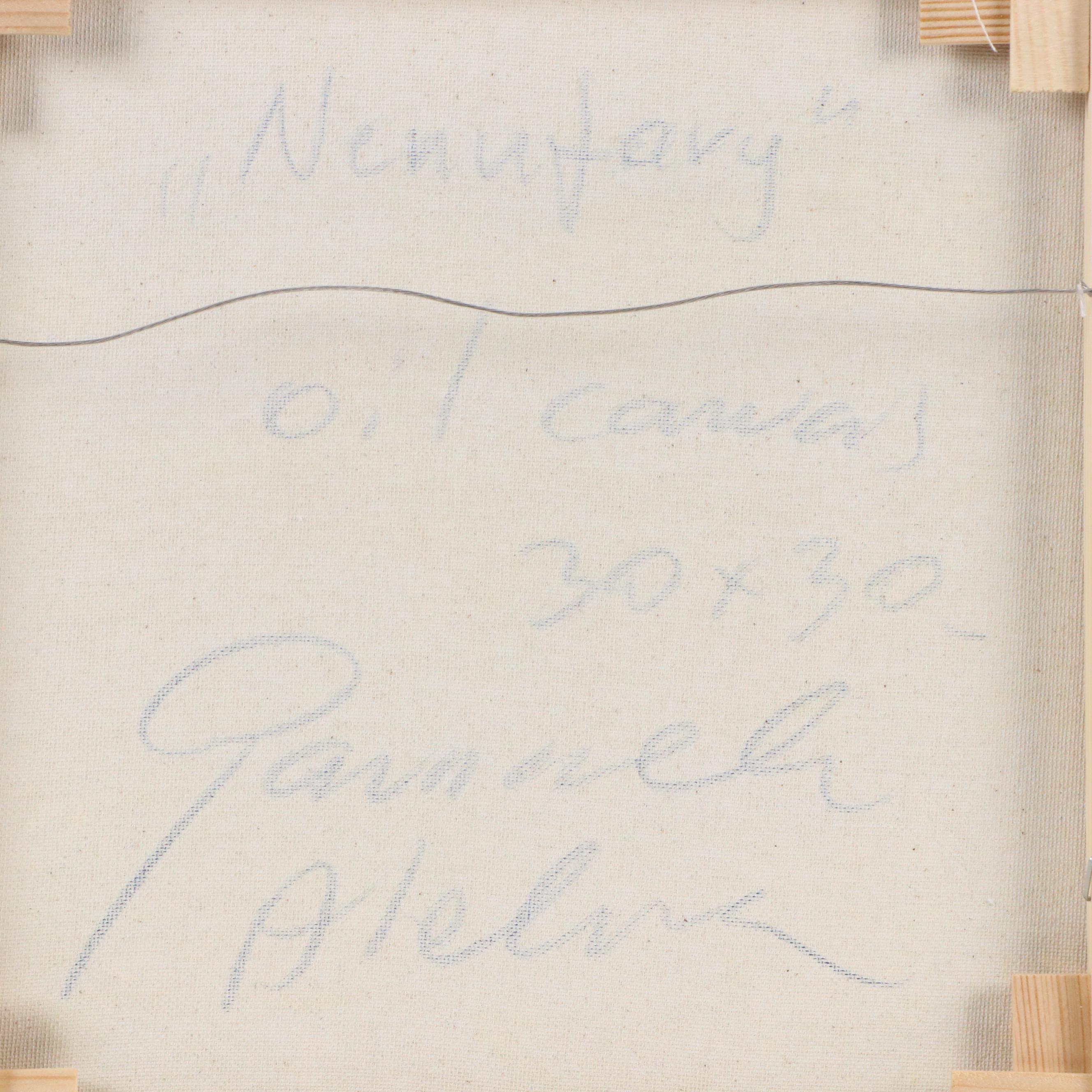 Garncarek Aleksander Water Lily Oil Painting, 2025