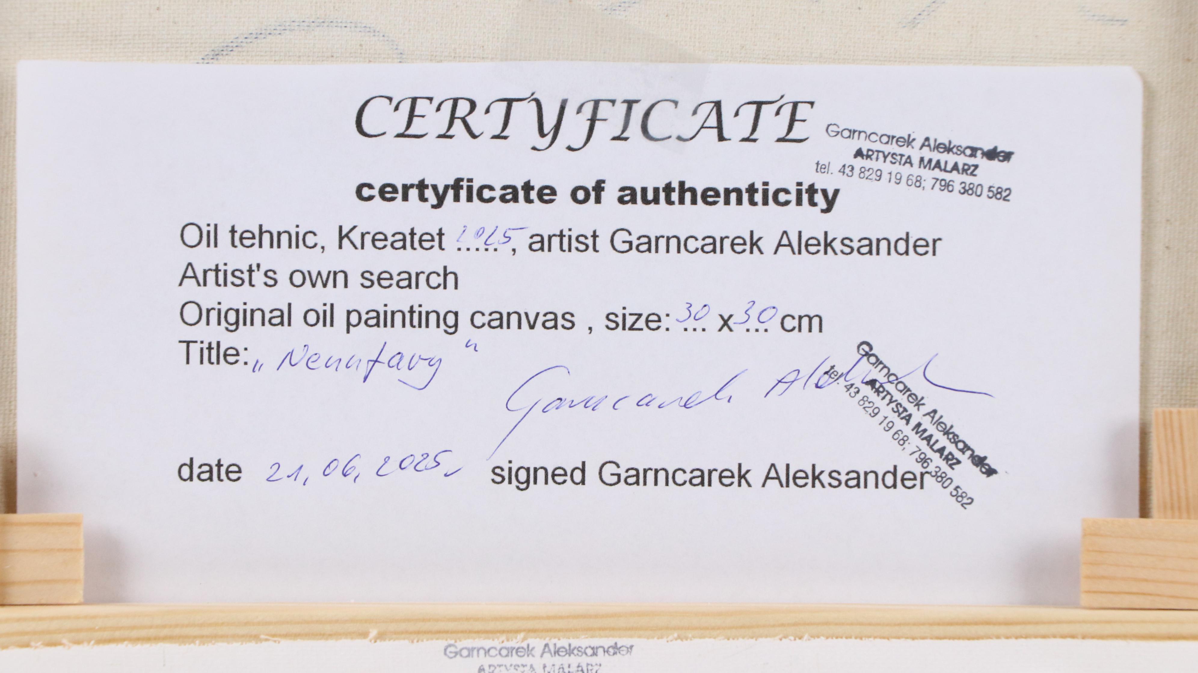 Garncarek Aleksander Water Lily Oil Painting, 2025