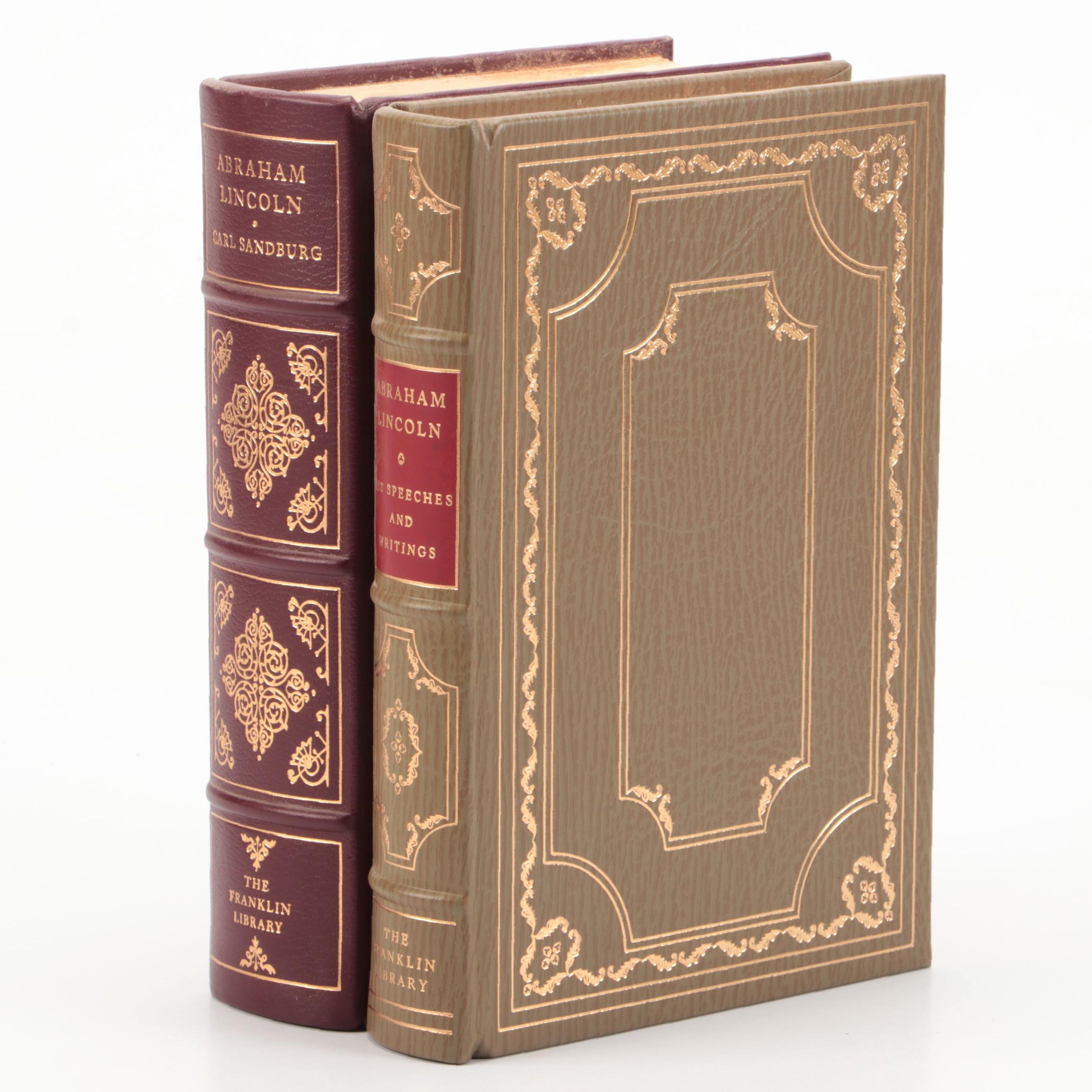 Franklin Library "Abraham Lincoln" by Carl Sandburg and More