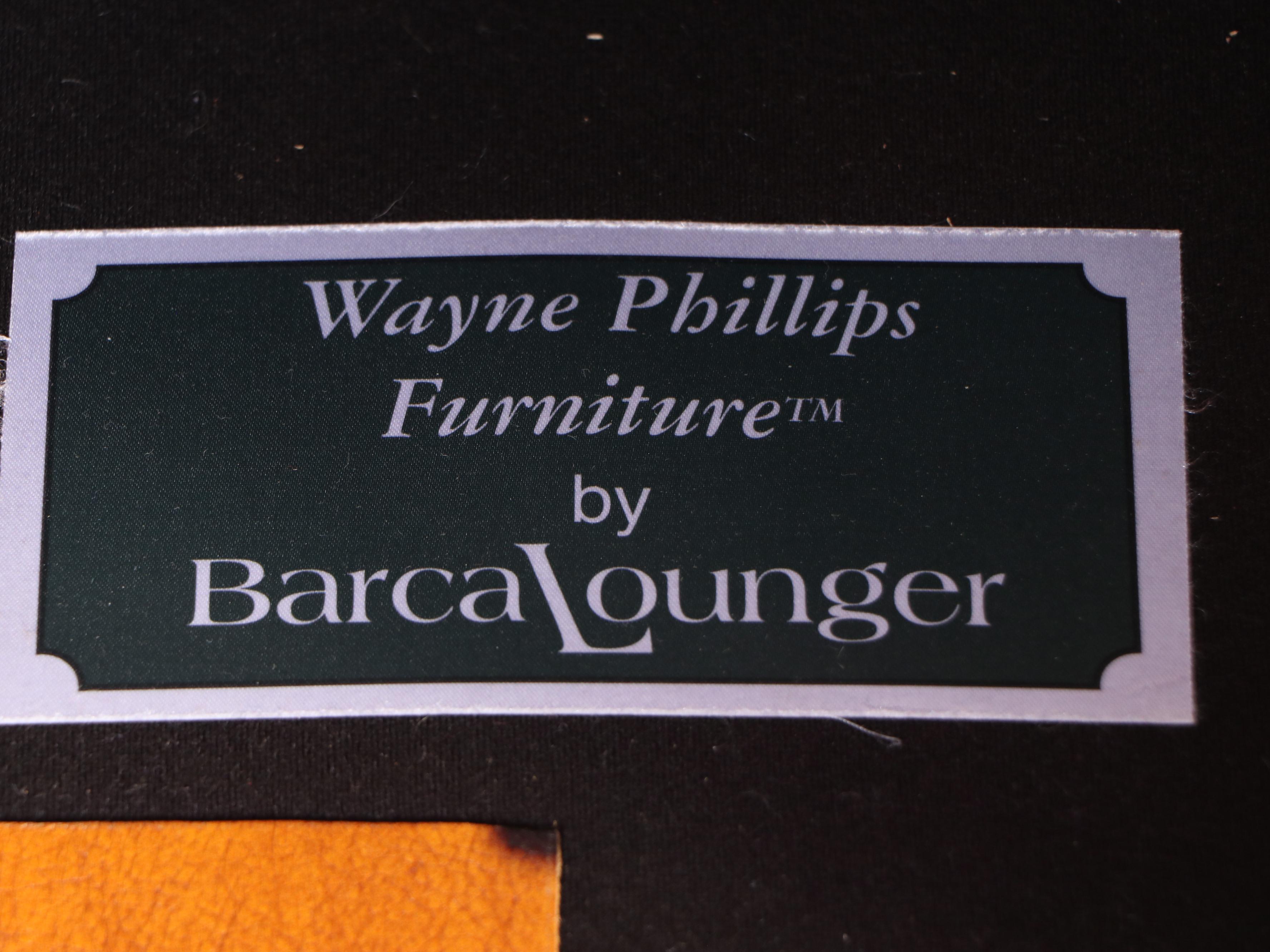 Barcalounger Way Phillips Leather Club Chair with Nail Head Trim