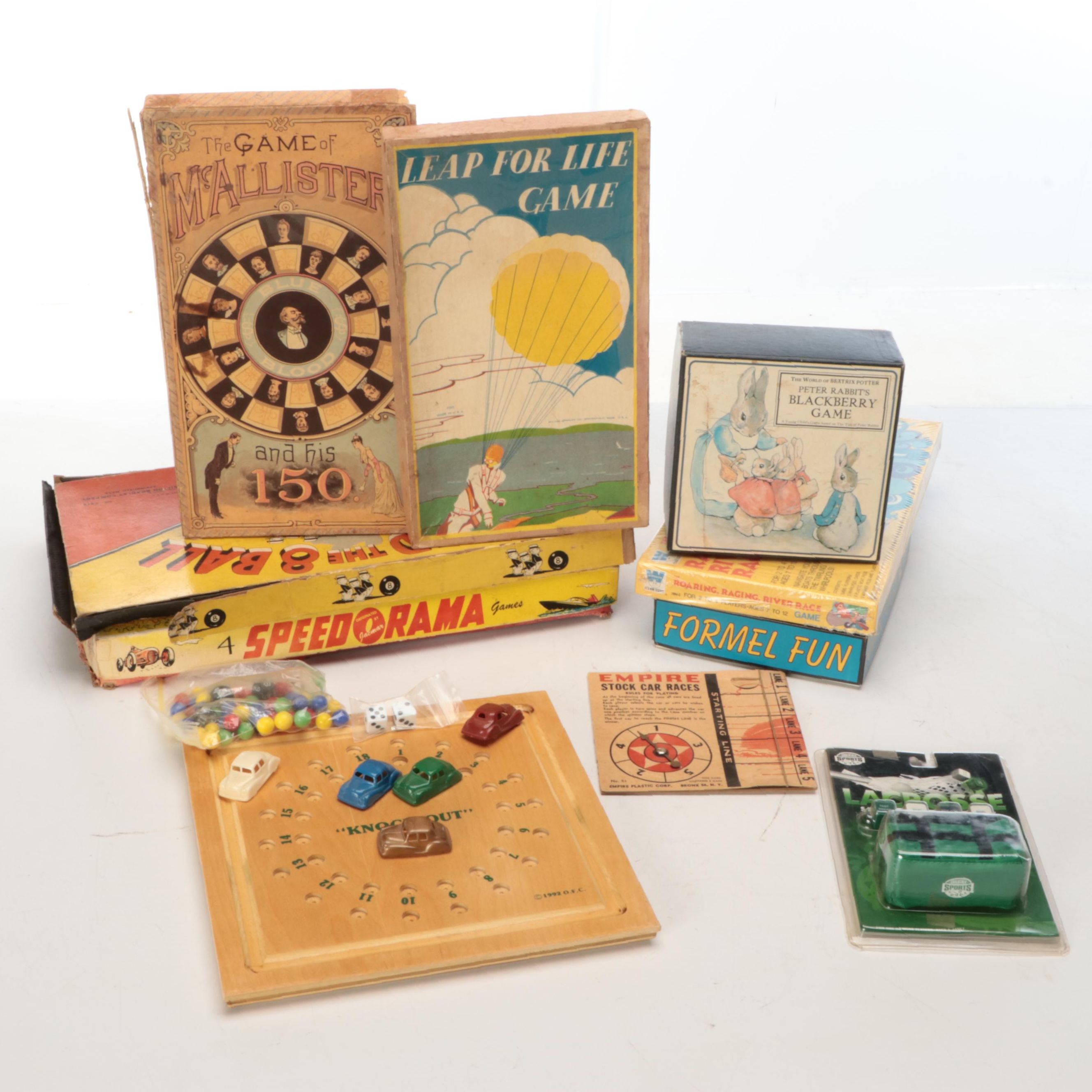 "Behind The 8 Ball", "Formel Fun", "Speed-O-Rama", and More Board Games