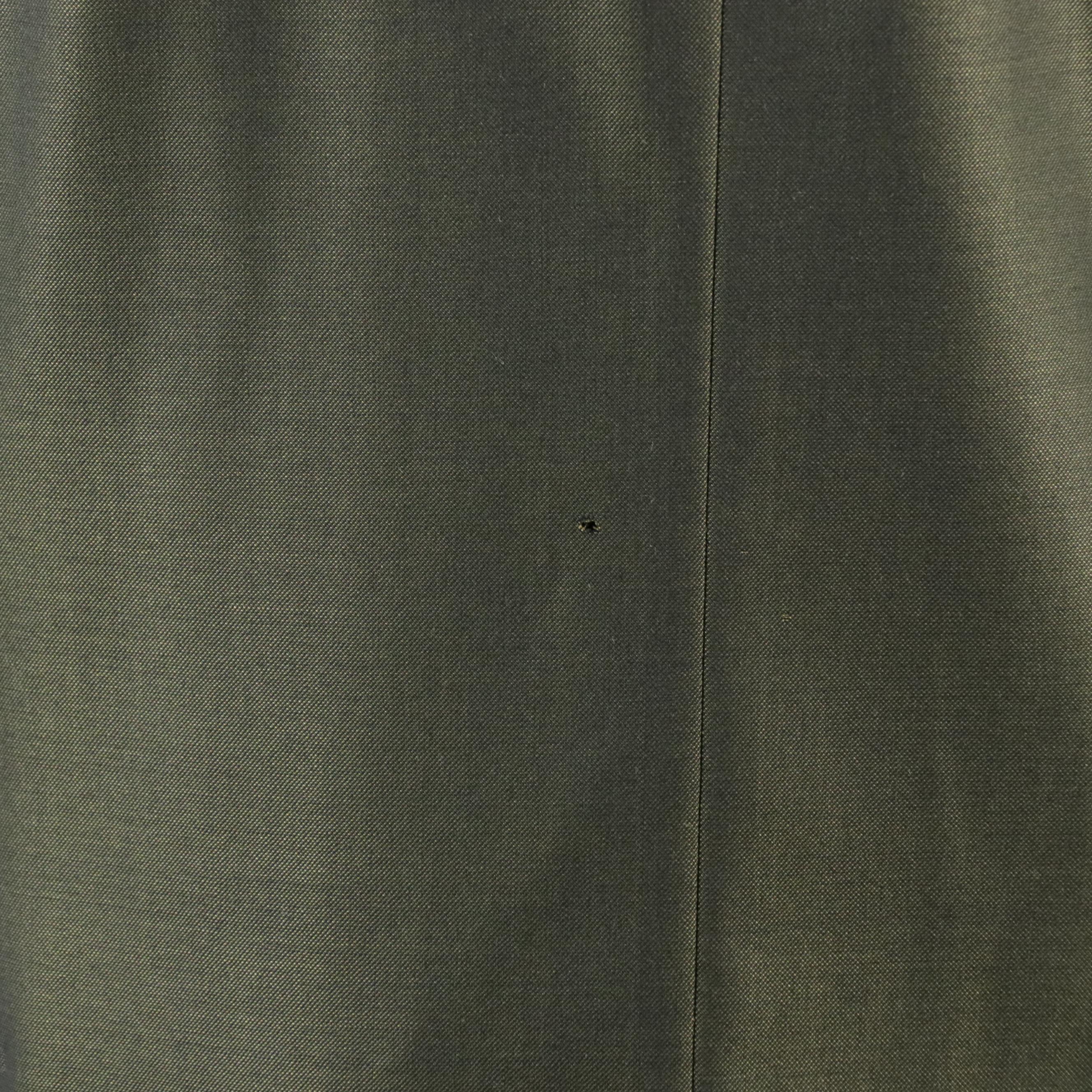 Men's Tudor Hall Clothes for Lerman Brothers Iridescent Wool Suit and Other Tie