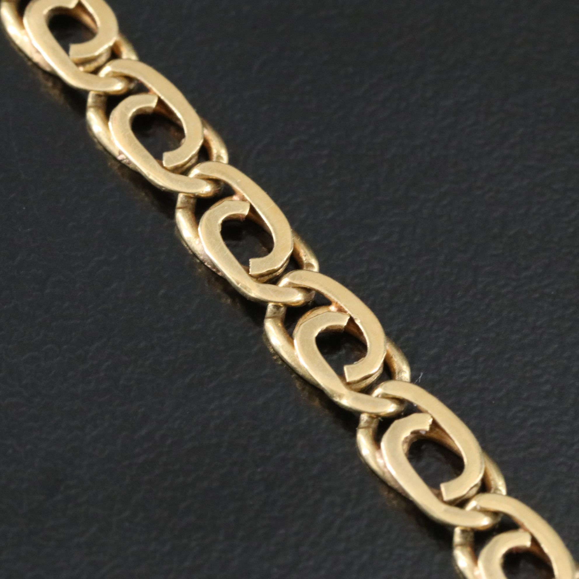 18K Fancy Link Bracelet