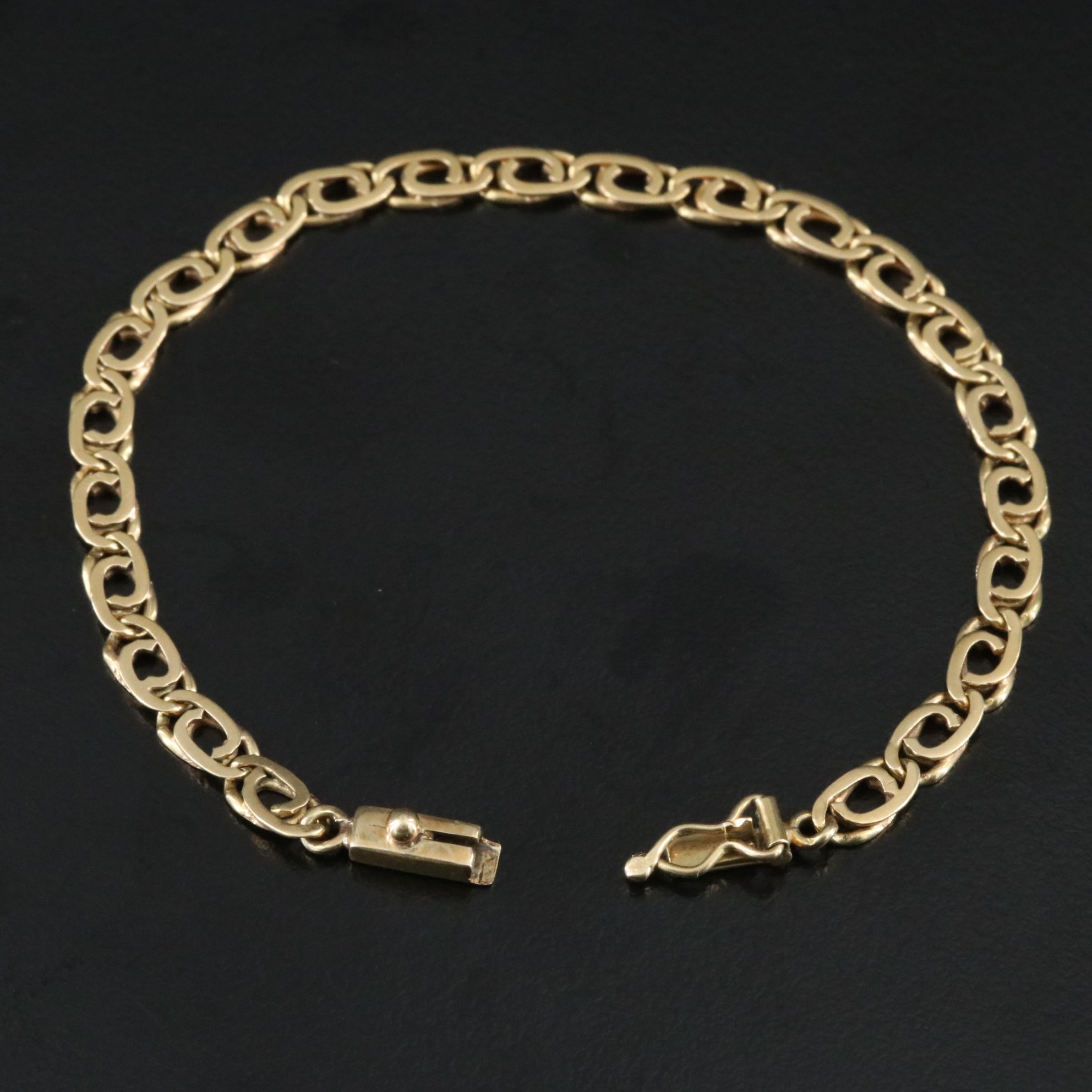 18K Fancy Link Bracelet