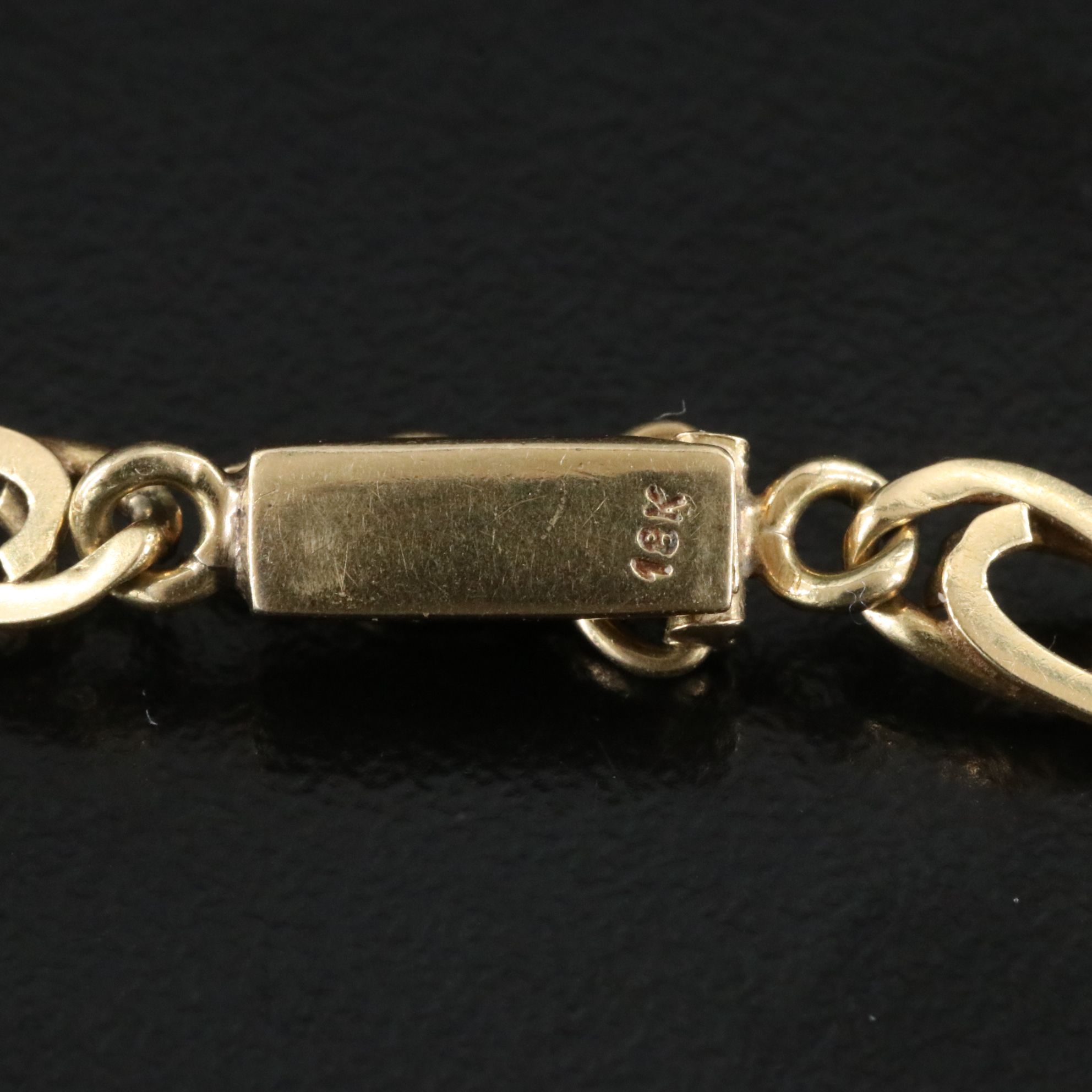 18K Fancy Link Bracelet