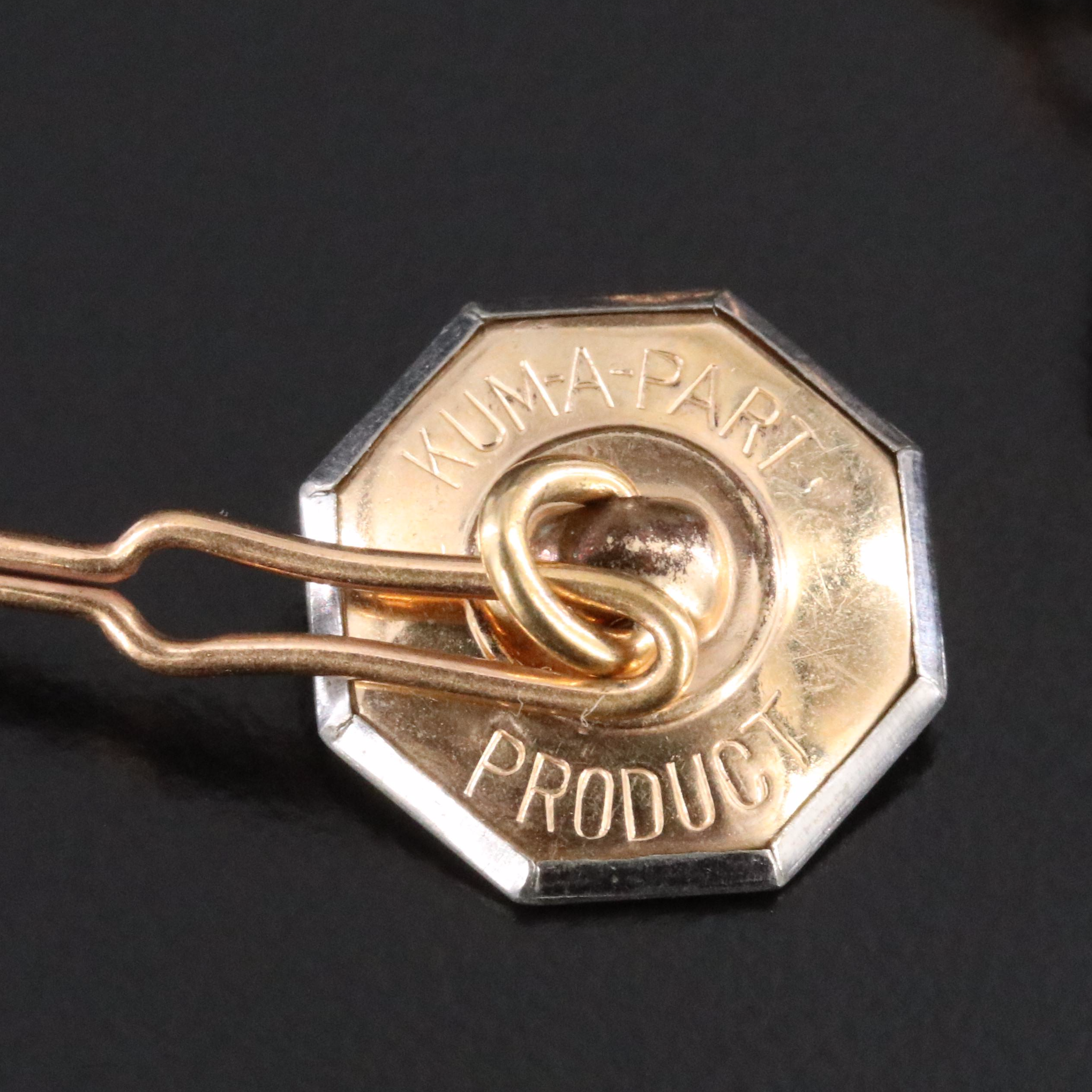 Faux Pearl and Faux Black Onyx Shirt Studs