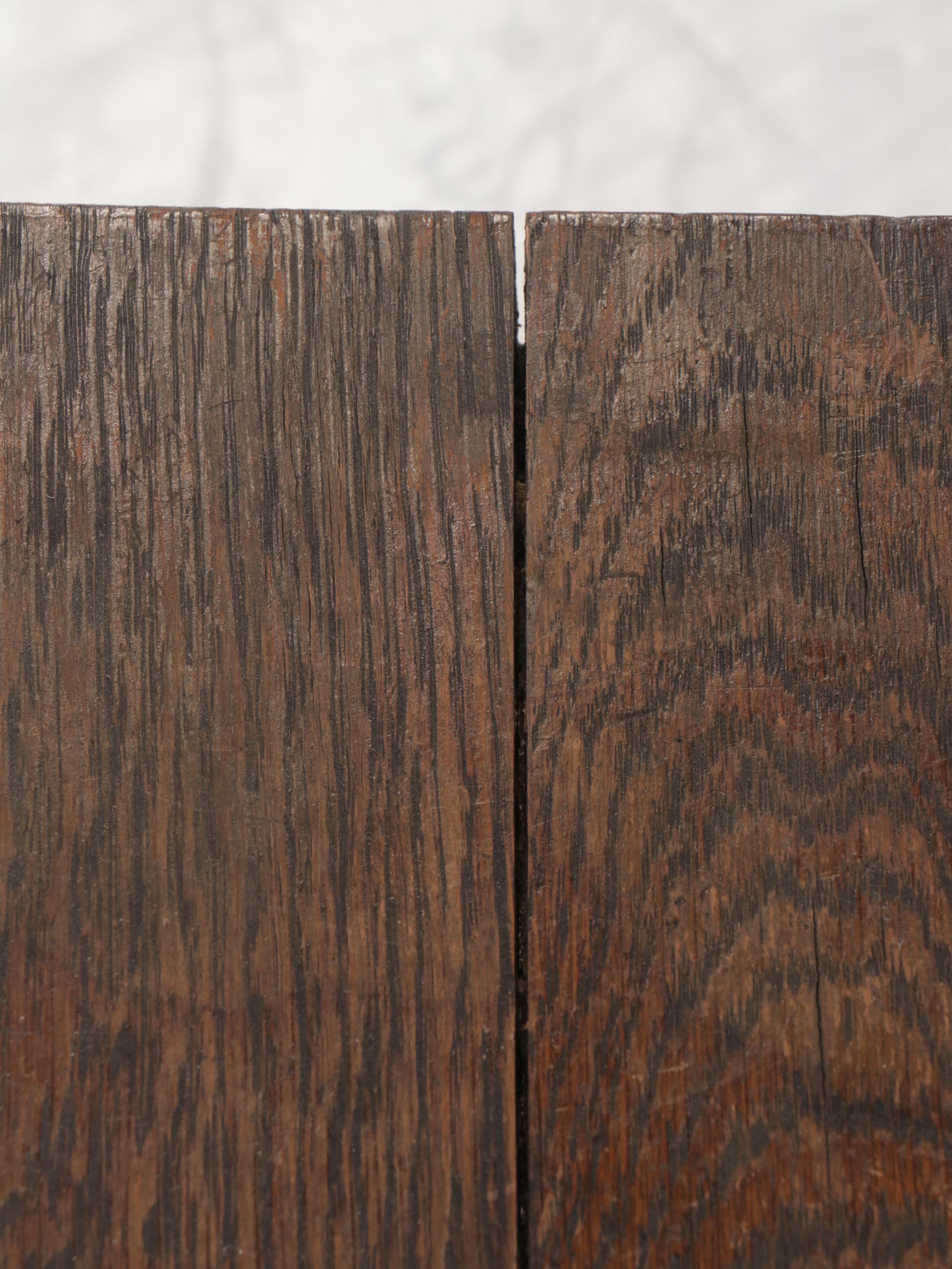 Two Arts and Crafts Oak Stands, Early 20th Century